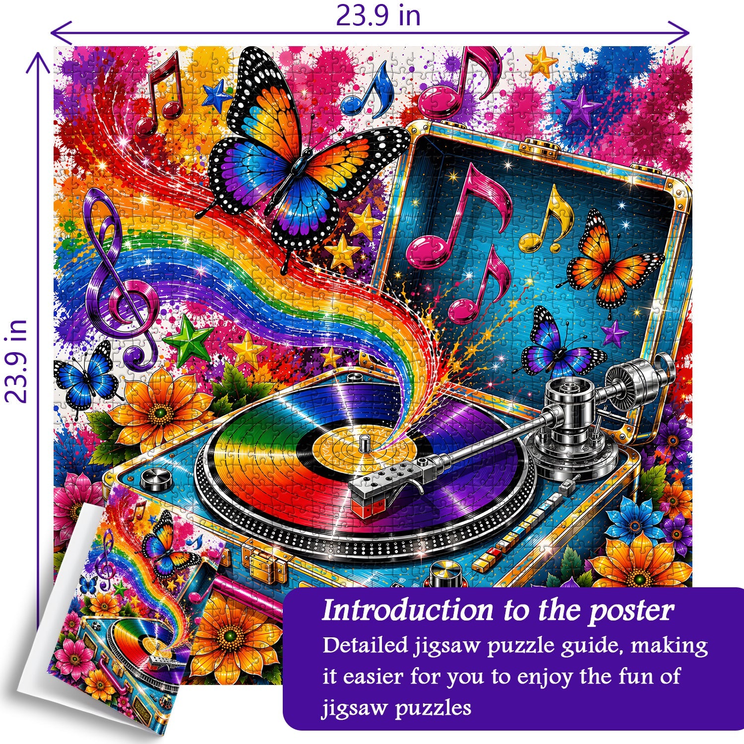 Rainbow Melody Jigsaw Puzzle 1000 Piece