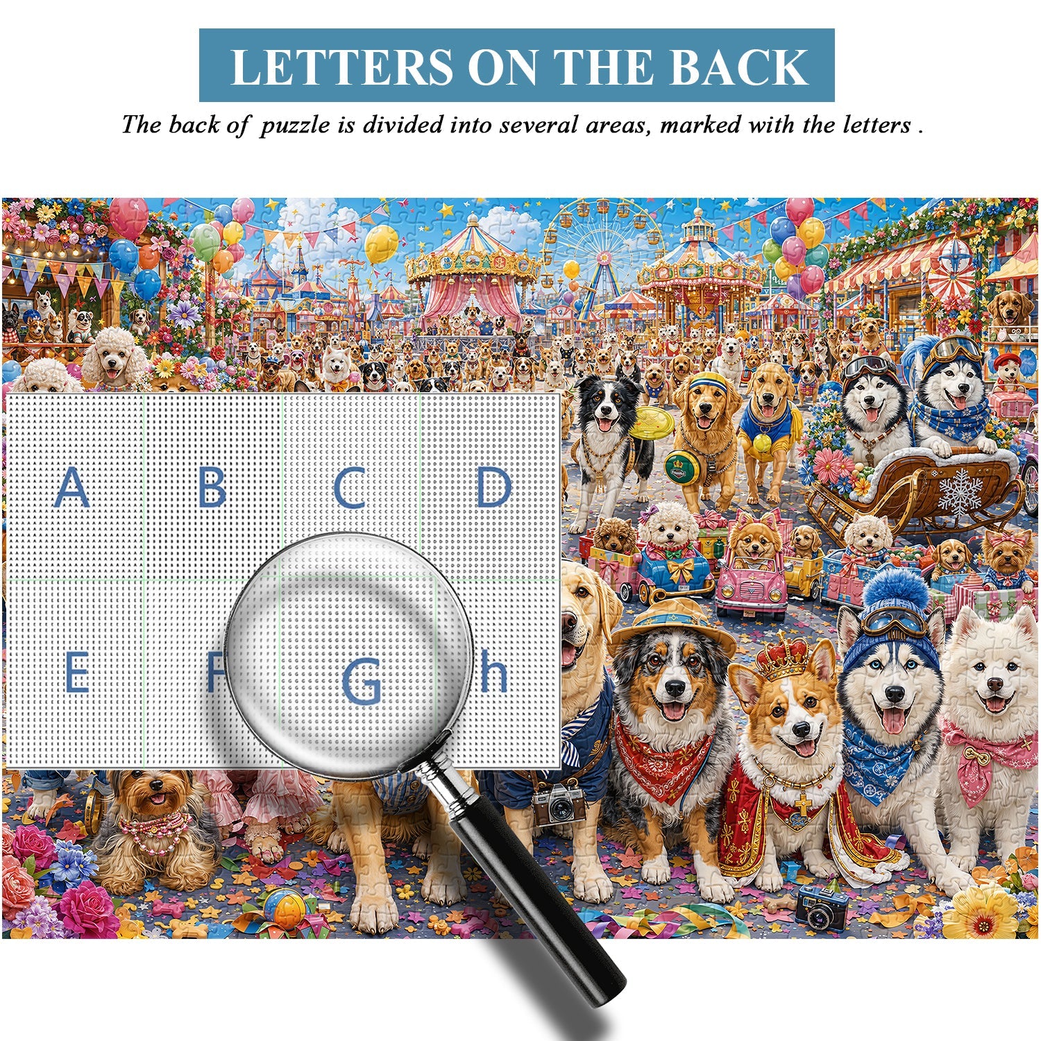 The Grand Doggy Carnival Parade Jigsaw Puzzle 1000 Piece