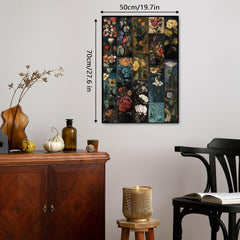 Puzzle de cabinet floral 1000 pièces