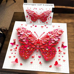 Puzzles en forme d'ailes d'amour 1000 pièces