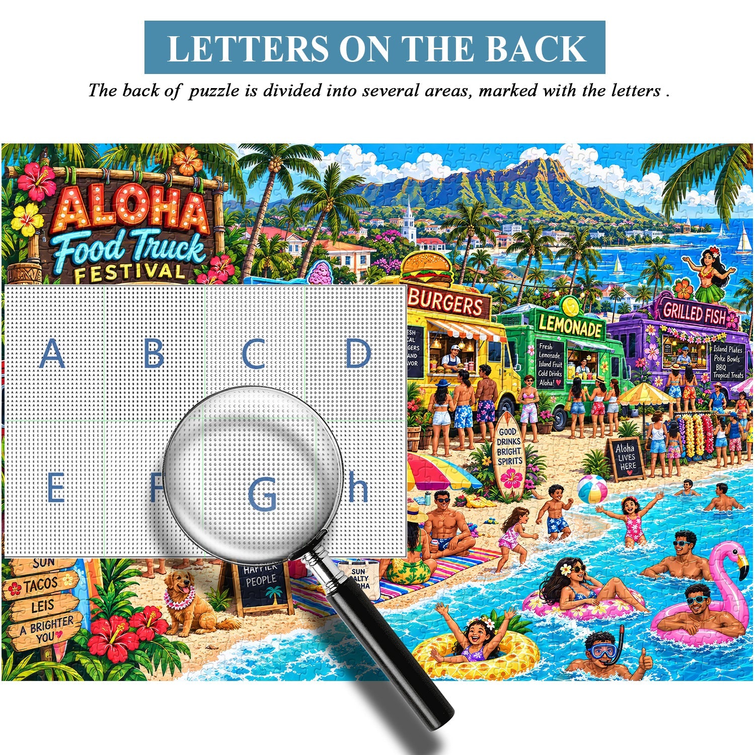 Island Summer Market Jigsaw Puzzle 1000 Piece