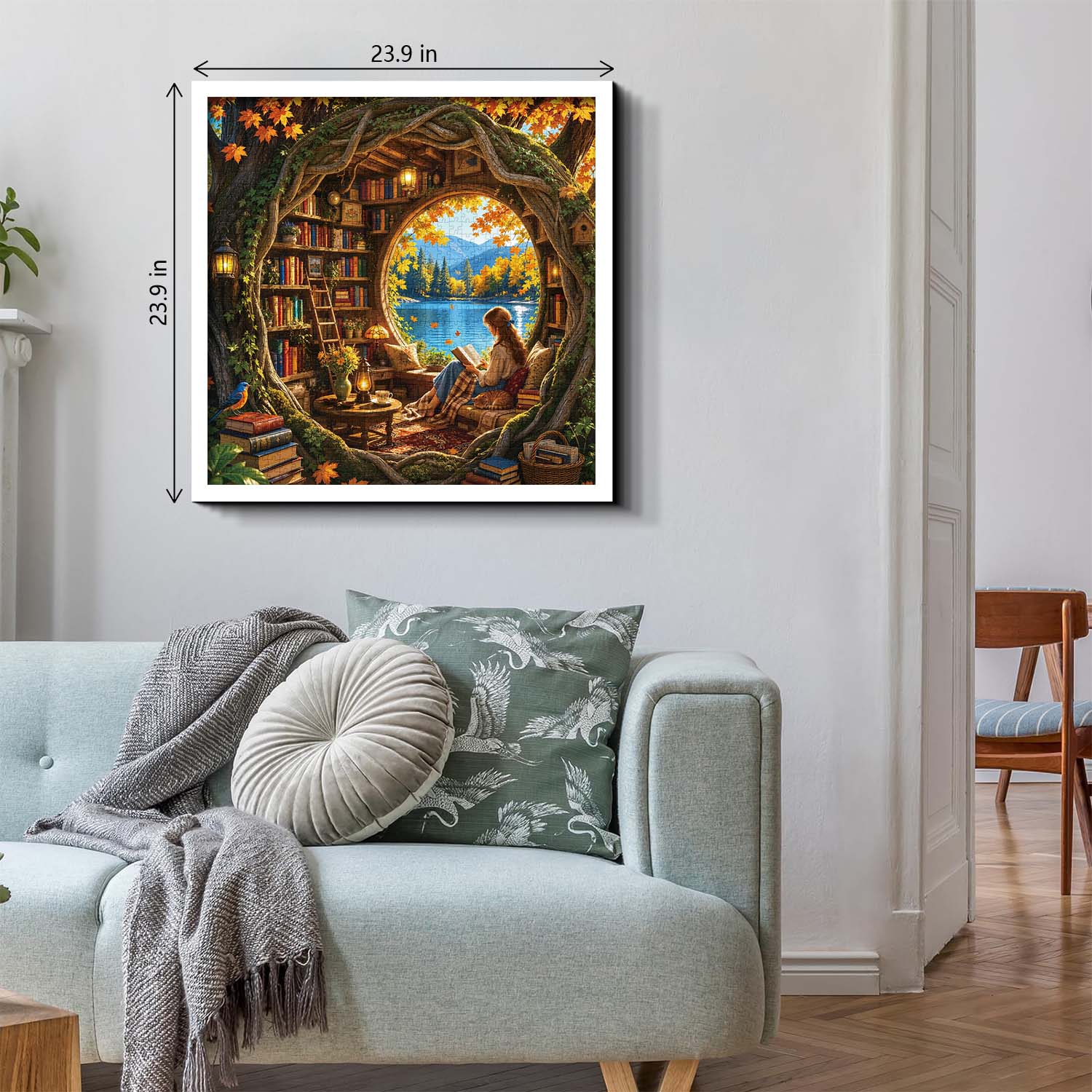 Autumn Book House Jigsaw Puzzle 1000 Piece