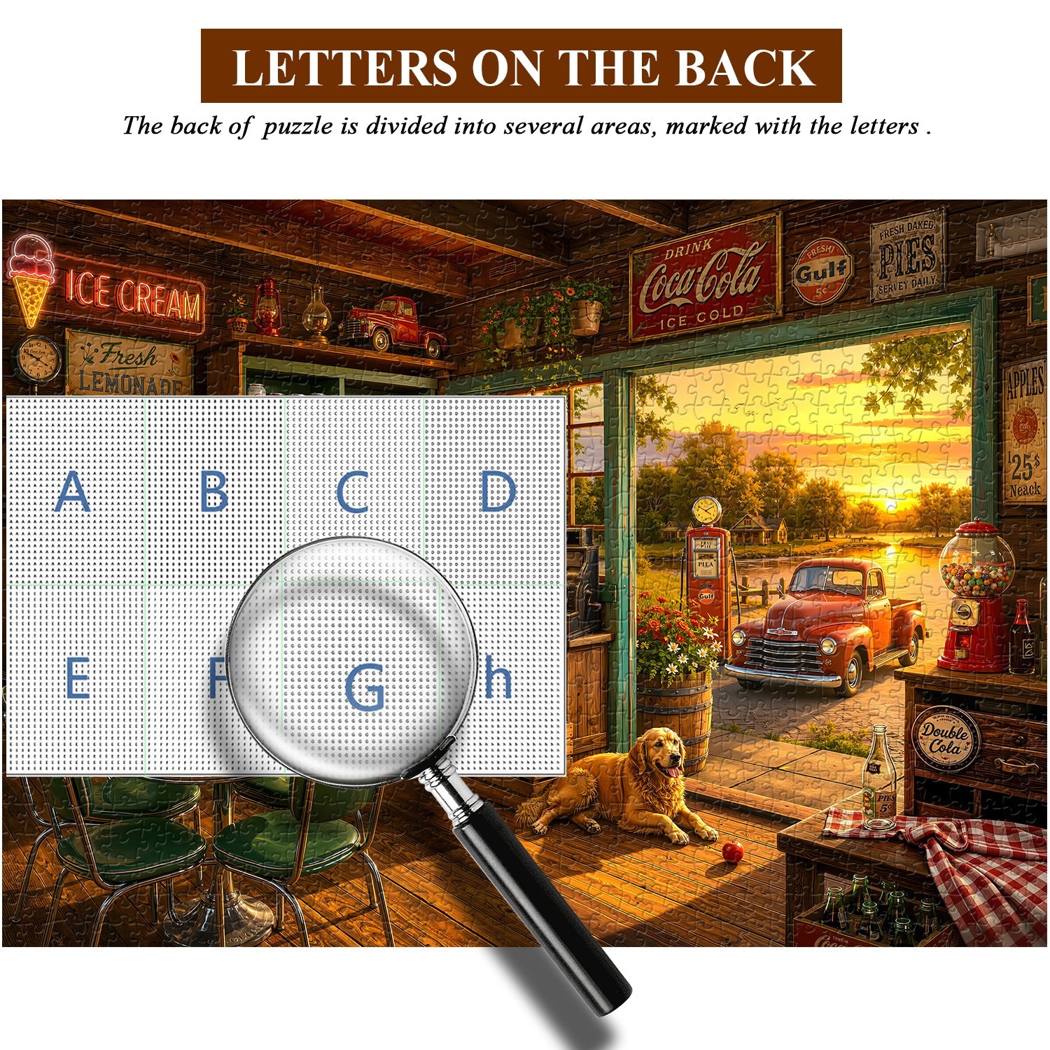 Sunset General Store Jigsaw Puzzle 1000 Piece