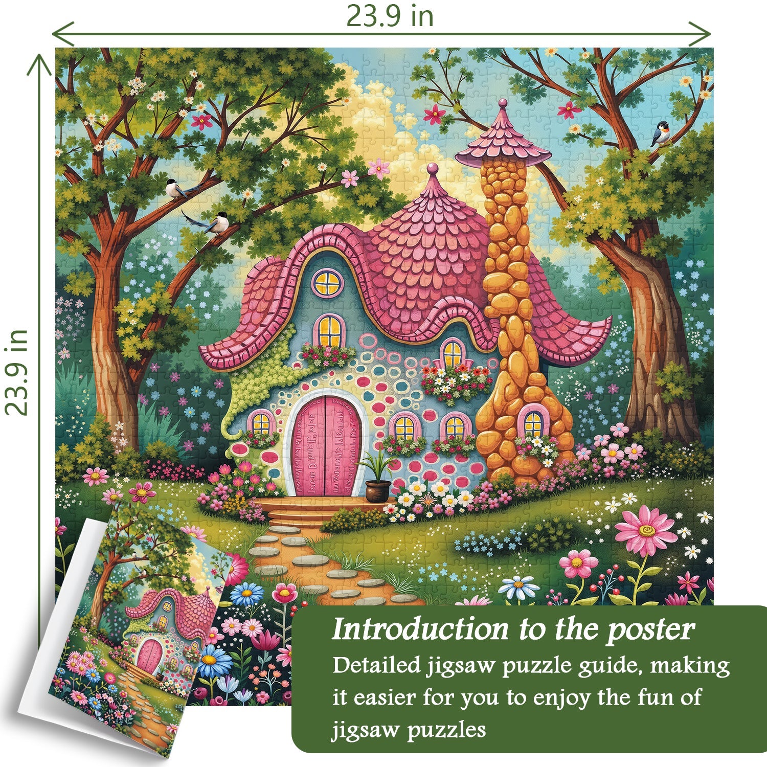 Fairy Tale Cottage Jigsaw Puzzle 1000 Pieces
