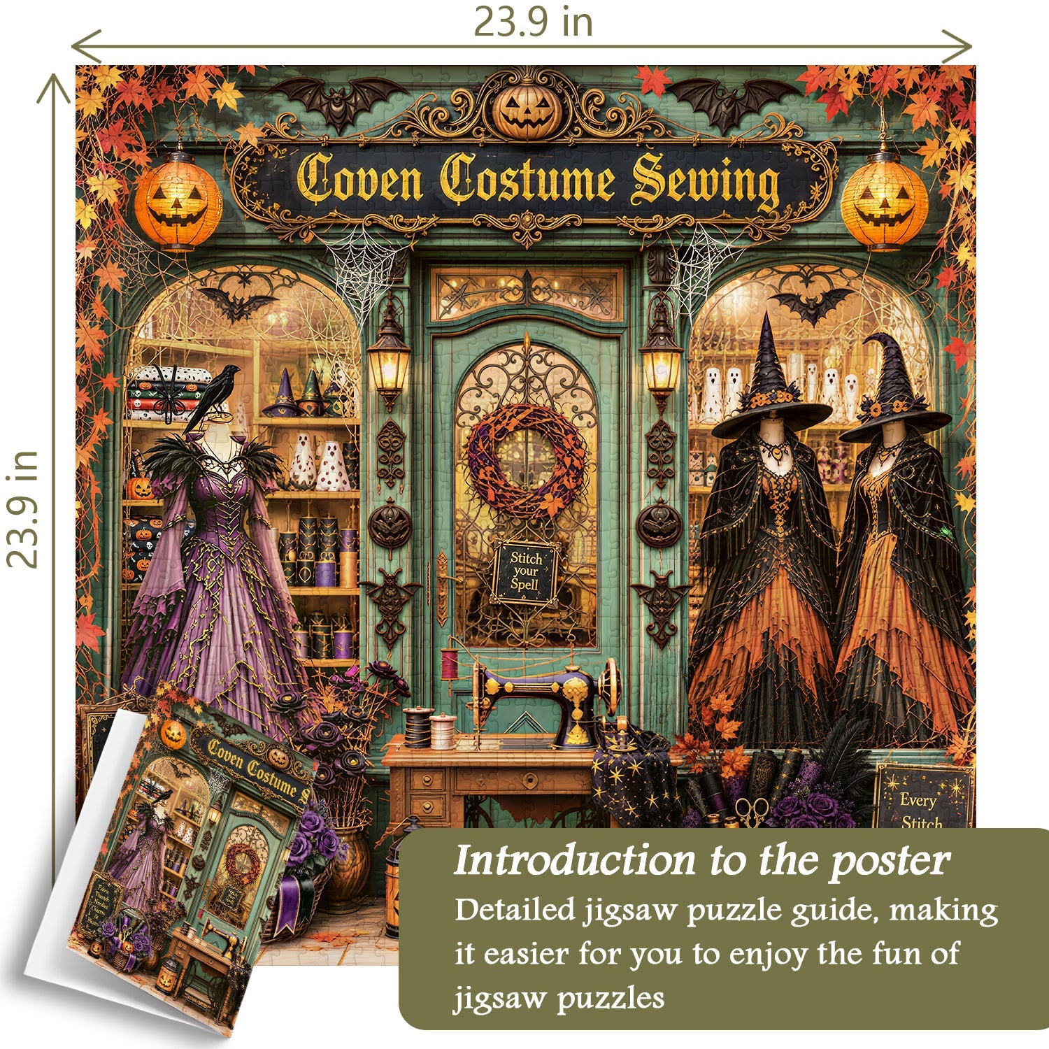 Coven Costume Sewing Jigsaw Puzzle 1000 Piece
