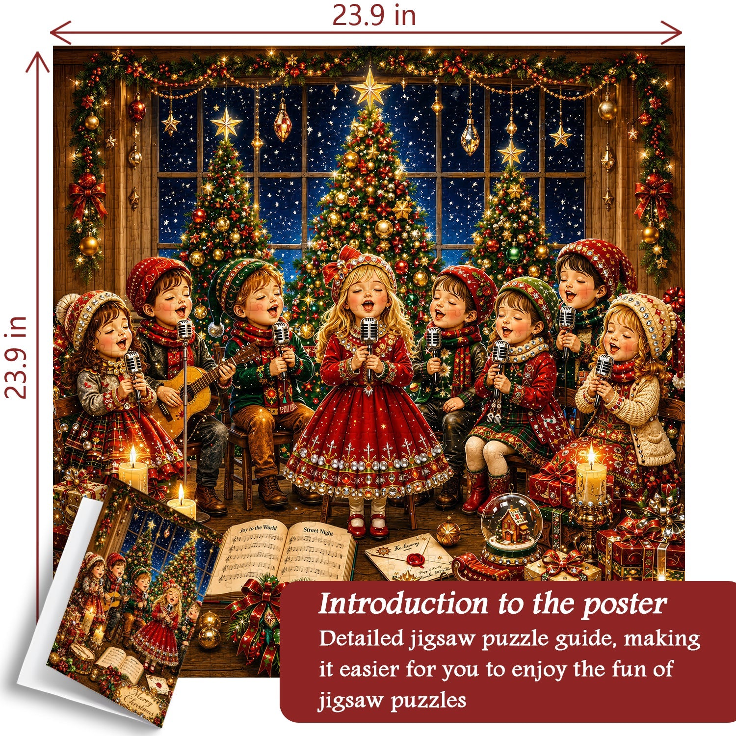 Children's Christmas Carols Jigsaw Puzzle 1000 Pieces