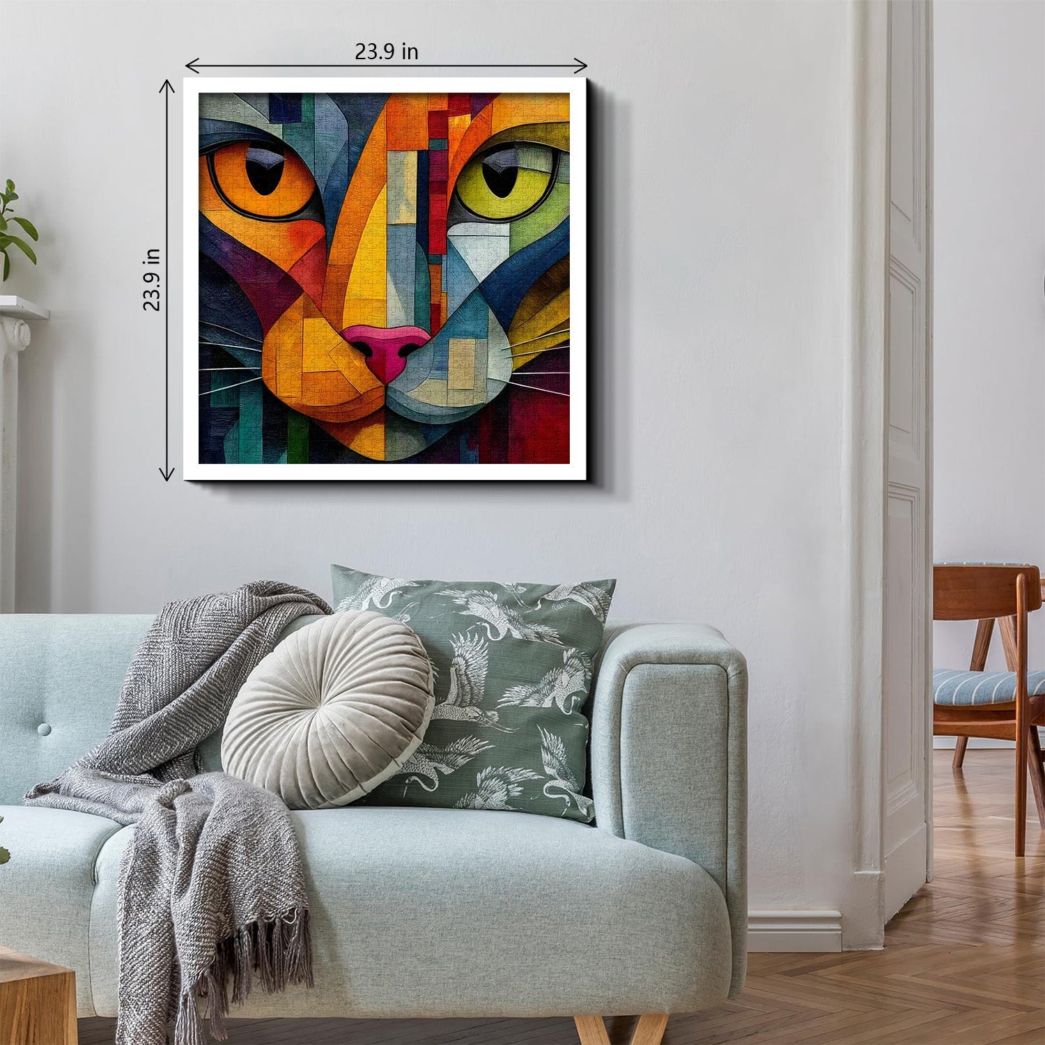 Geometric Kitty Jigsaw Puzzle 1000 Pieces