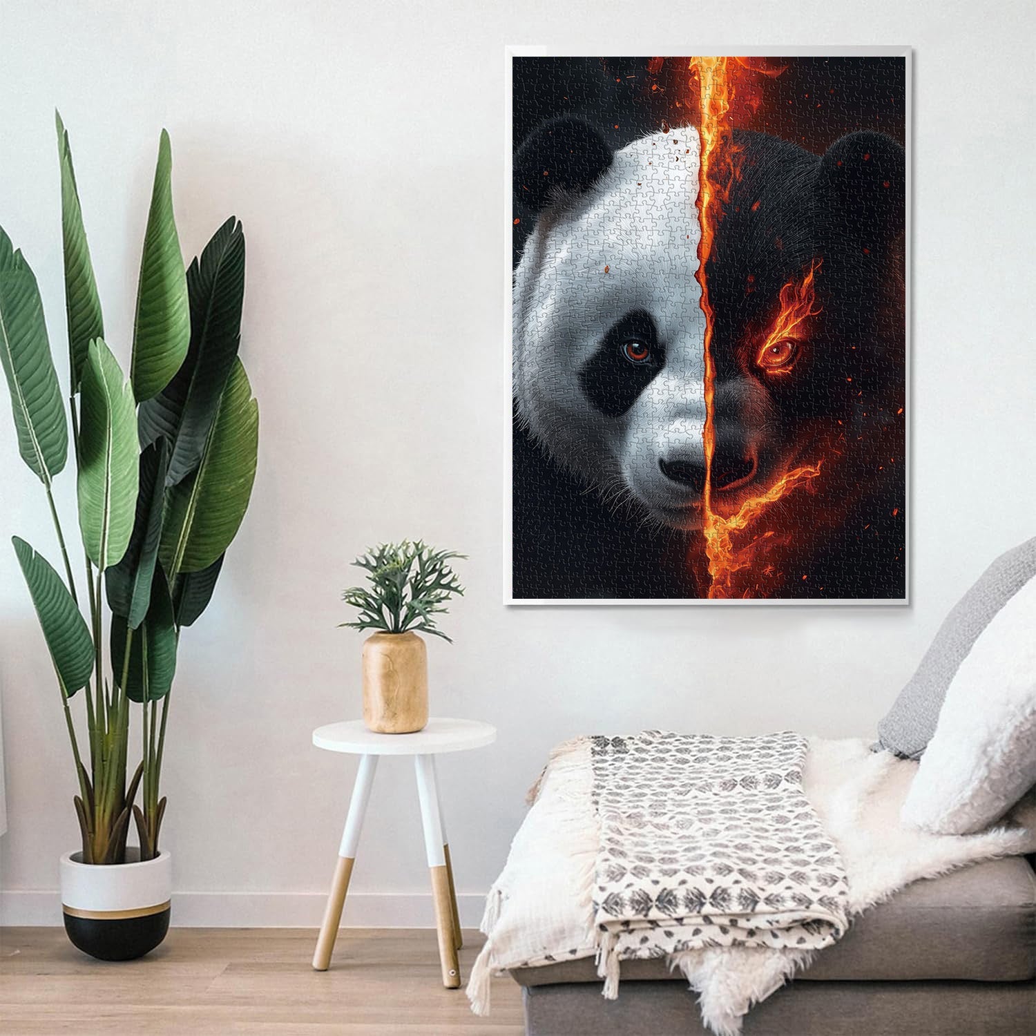 Fire Realm Panda Jigsaw Puzzles 1000 Pieces
