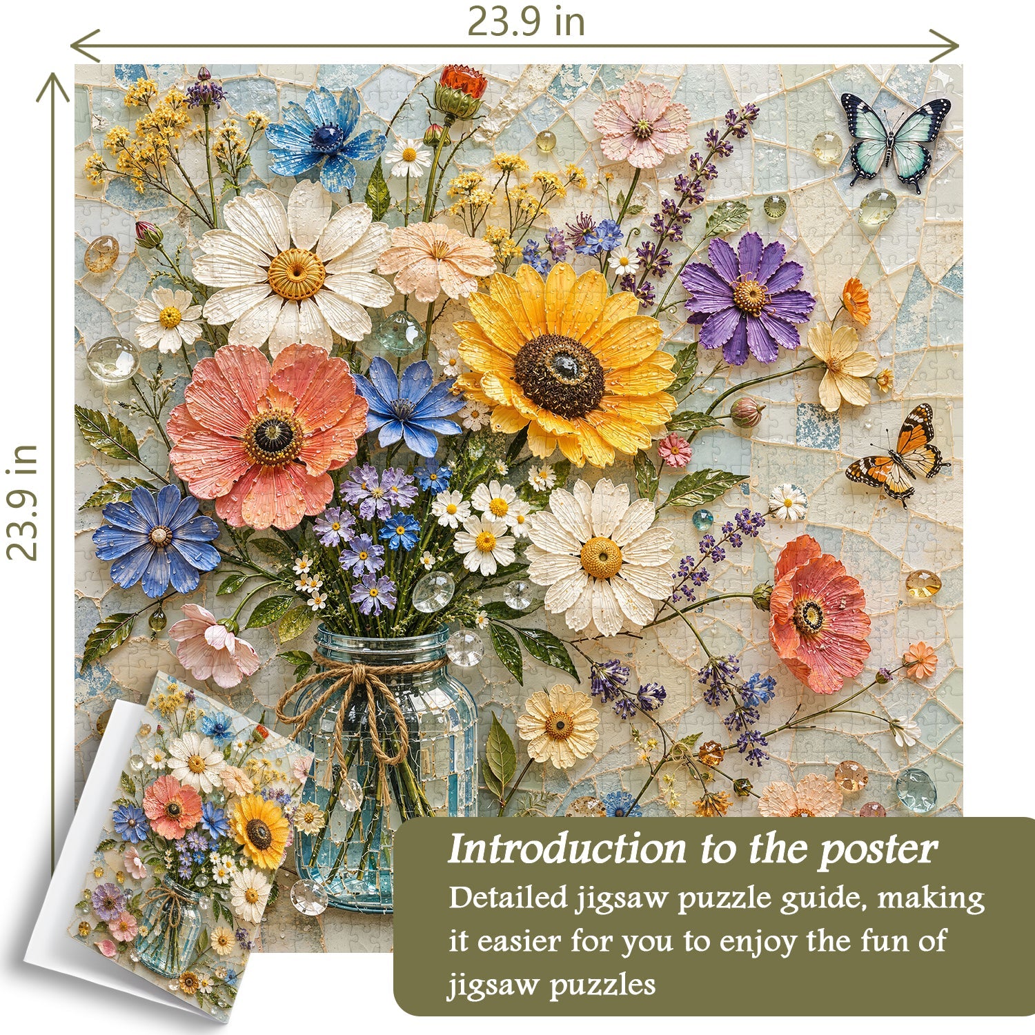 Meadow Jar Jigsaw Puzzle 1000 Piece