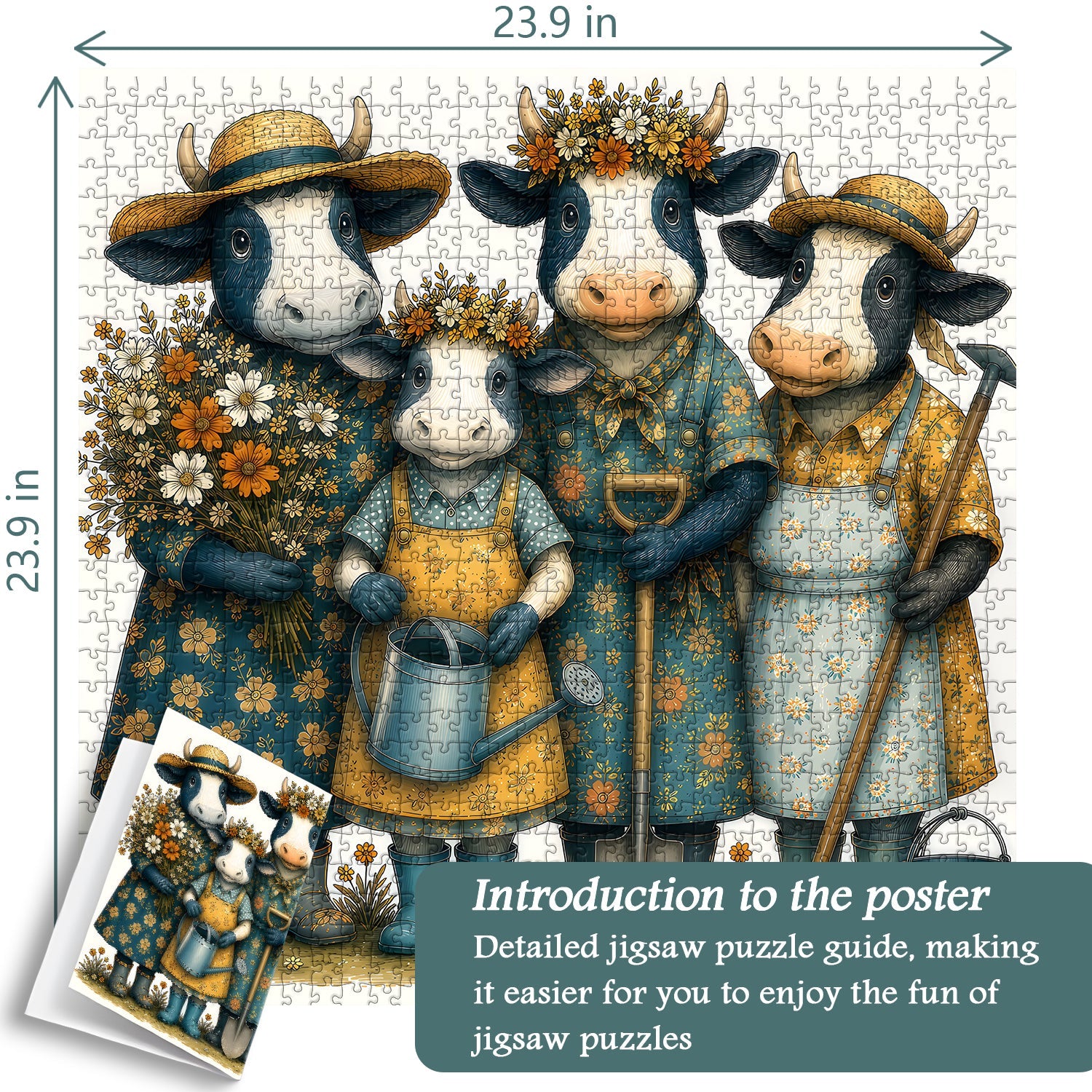 Garden Crew Jigsaw Puzzle 1000 Piece