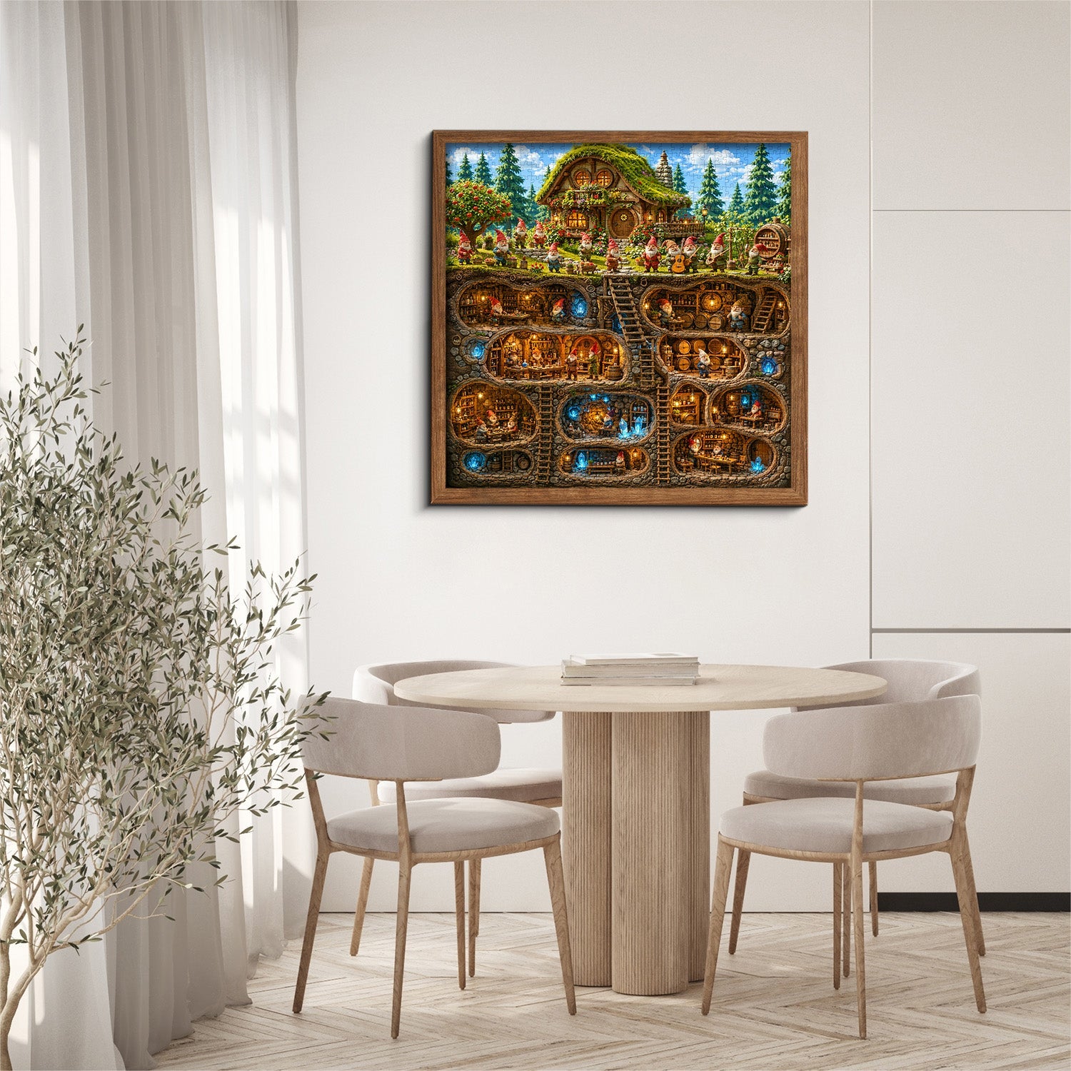 Cave Dwelling Jigsaw  Puzzle 1000 Piece