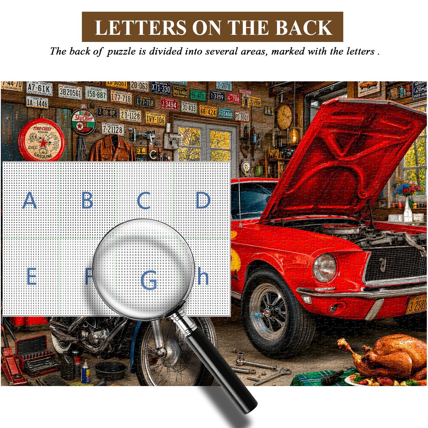 Retro Garage Jigsaw Puzzle 1000 Piece
