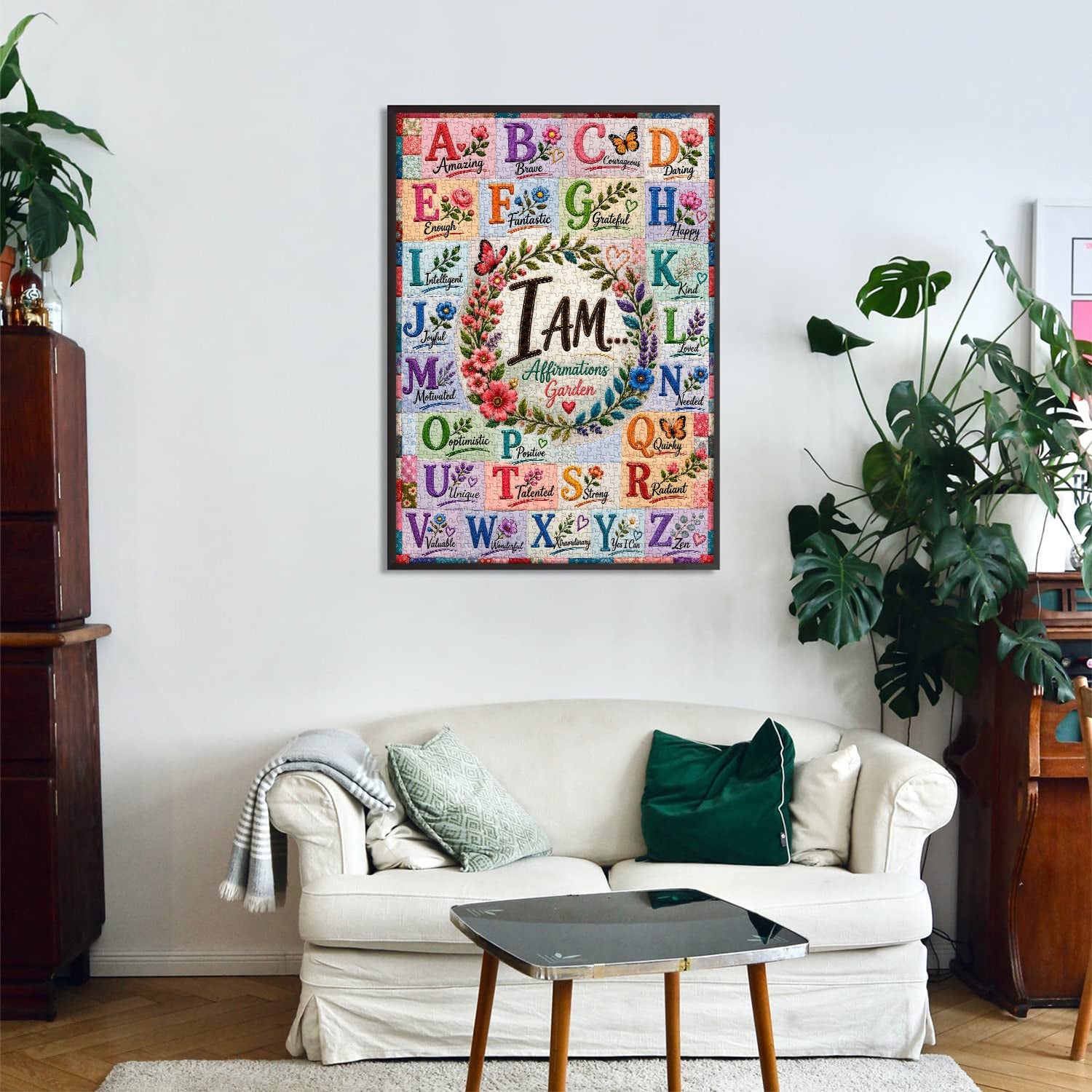 Affirmation Garden Jigsaw Puzzle 1000 Pieces
