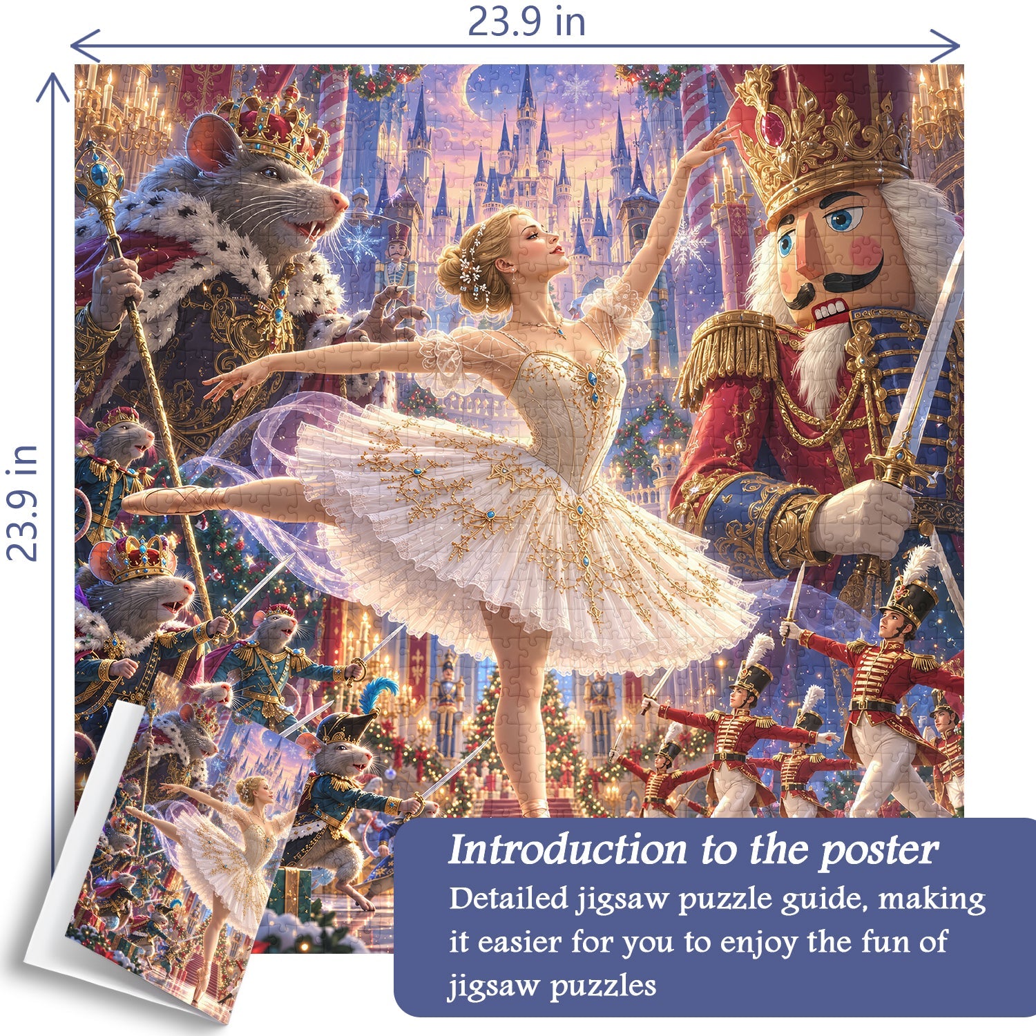 Nutcracker Enchanted Dance Jigsaw Puzzle 1000 Piece