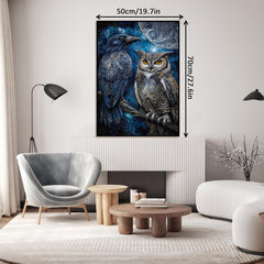 Moonlit Raven Owl Jigsaw Puzzle 1000 Pieces
