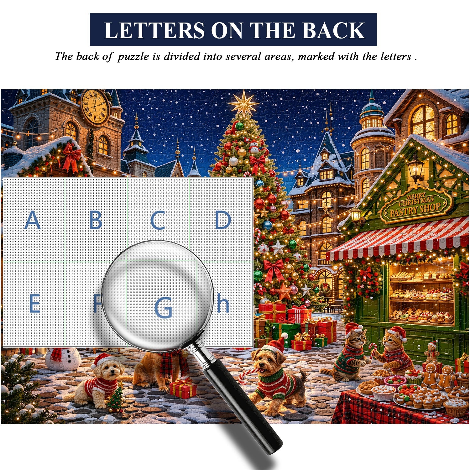 Snowy Bazaar Jigsaw Puzzle 1000 Pieces