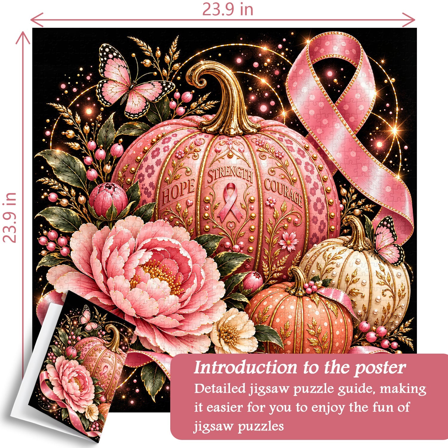 Pink Hope Jigsaw Puzzle 1000 Pieces