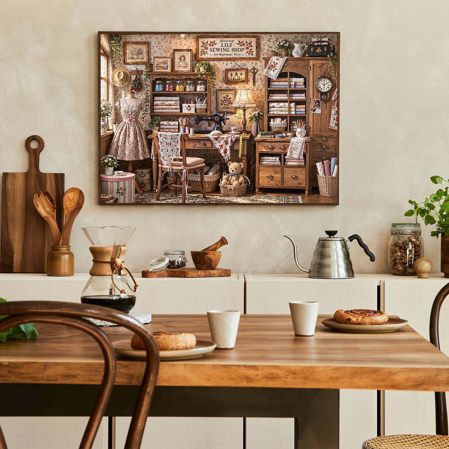 Sewing Nook Jigsaw  Puzzle 1000 Piece