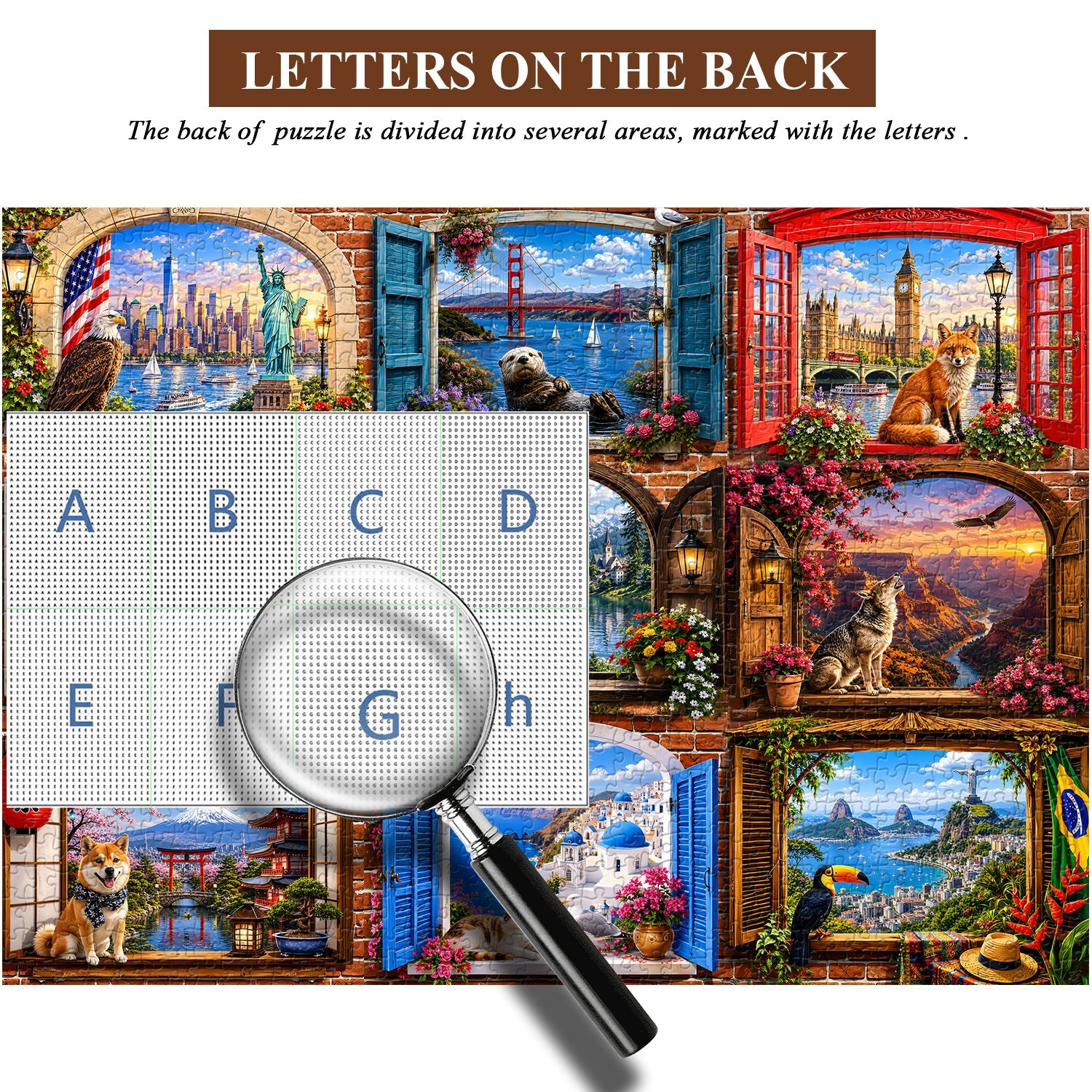 World Panes Jigsaw Puzzle 1000 Piece