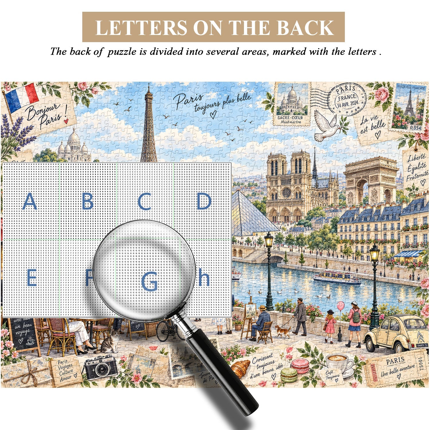 A Love Letter to Paris Jigsaw Puzzle 1000 Piece