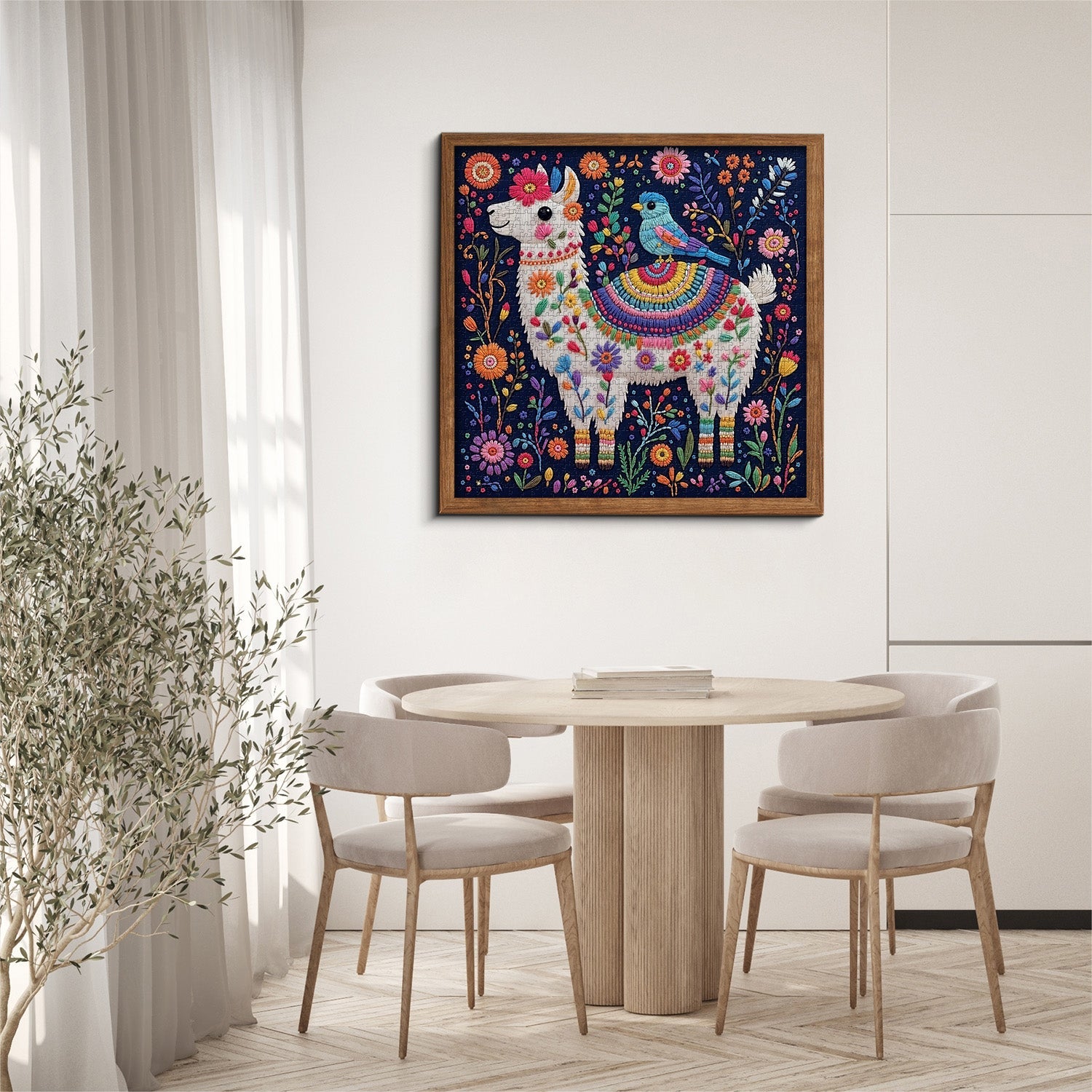 Llama in Bloom Jigsaw Puzzle 1000 Pieces