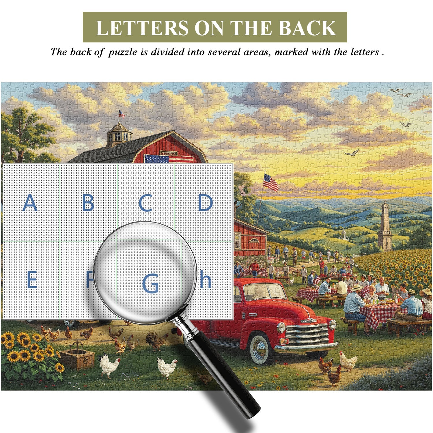 Farmside Freedom Jigsaw Puzzle 1000 Piece