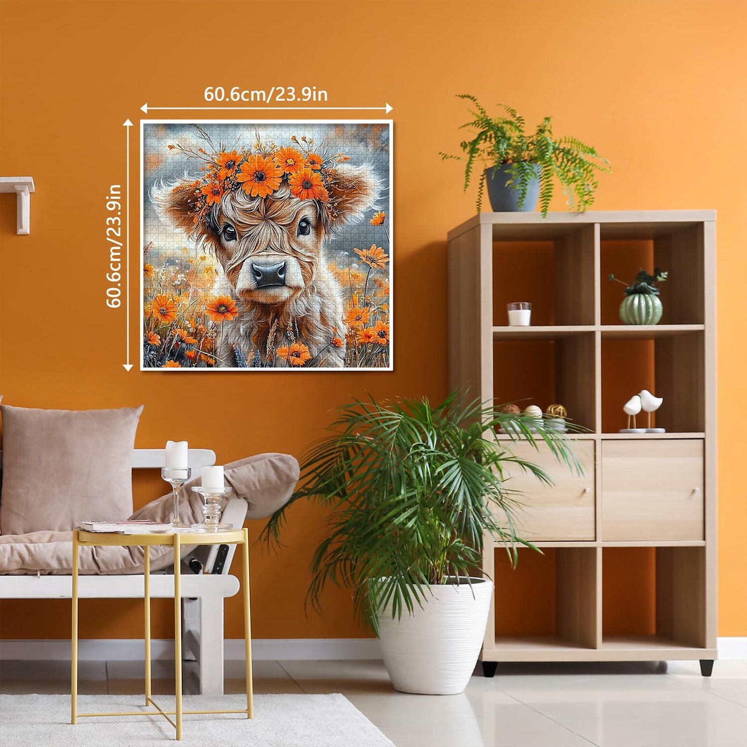 Floral Calf Jigsaw Puzzle 1000 Pieces