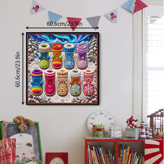 Aurora Knit Boots Jigsaw Puzzle 1000 Pieces