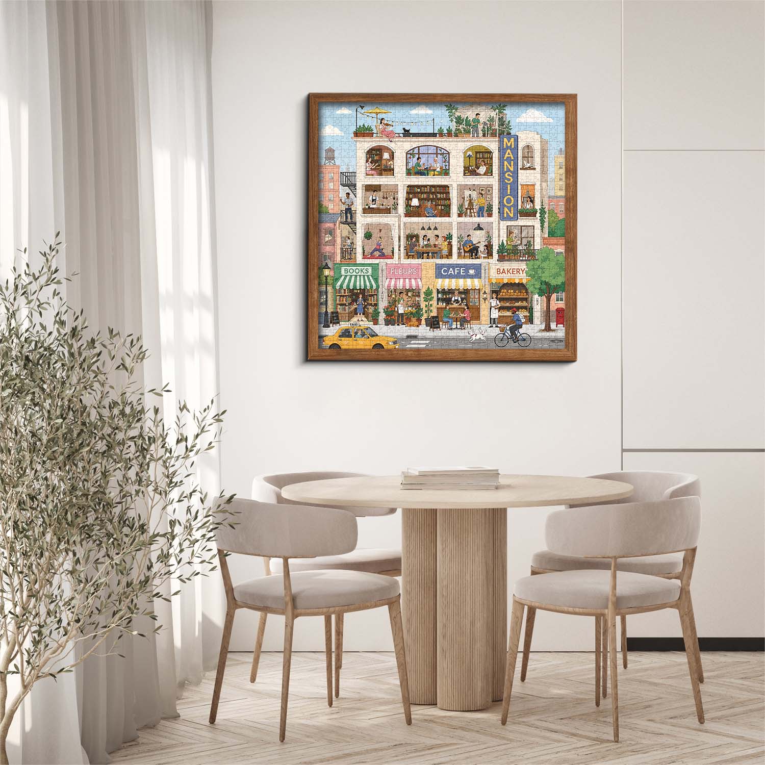 City Mansion Jigsaw Puzzle 1000 Piece