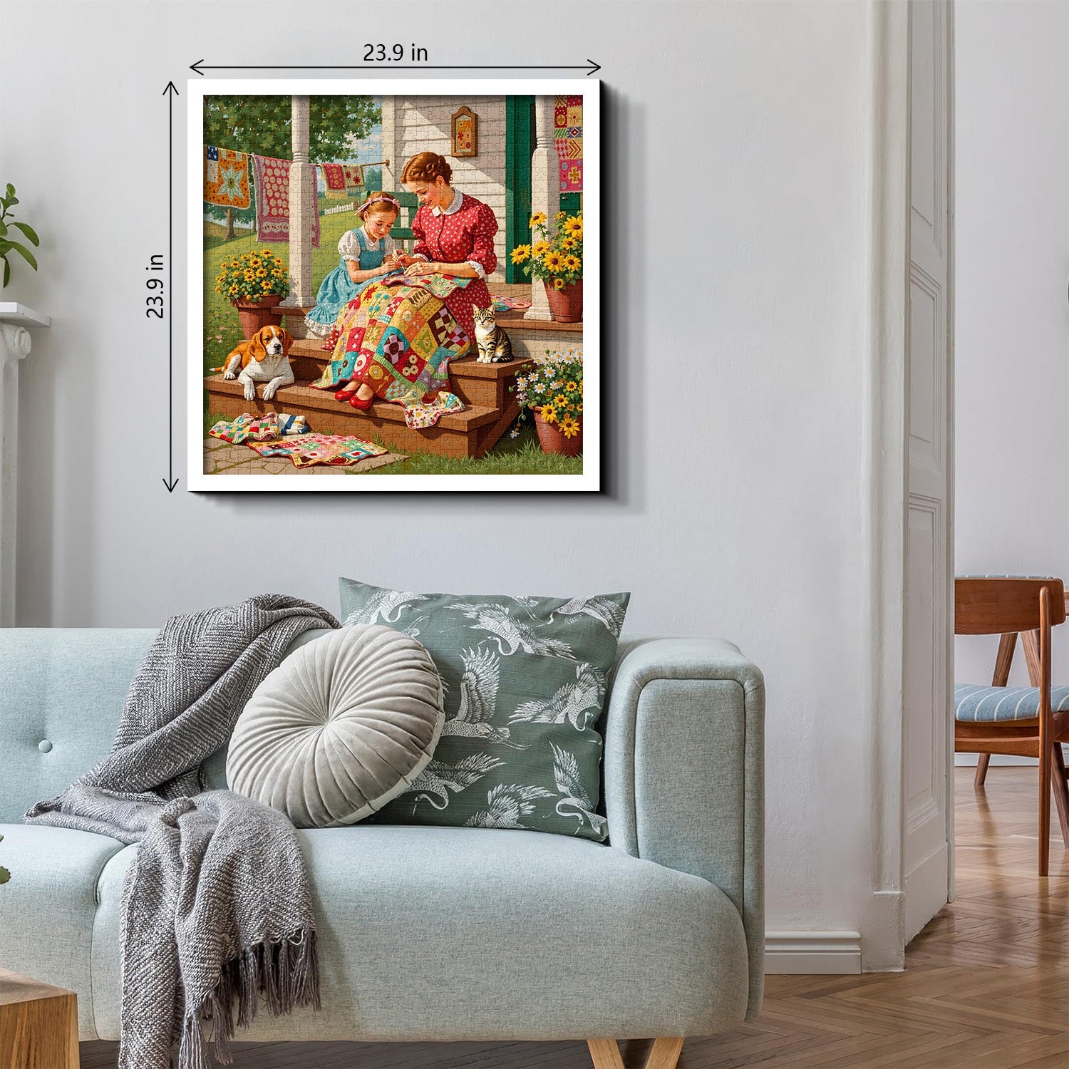 Porch Craft Time Jigsaw Puzzle 1000 Pieces