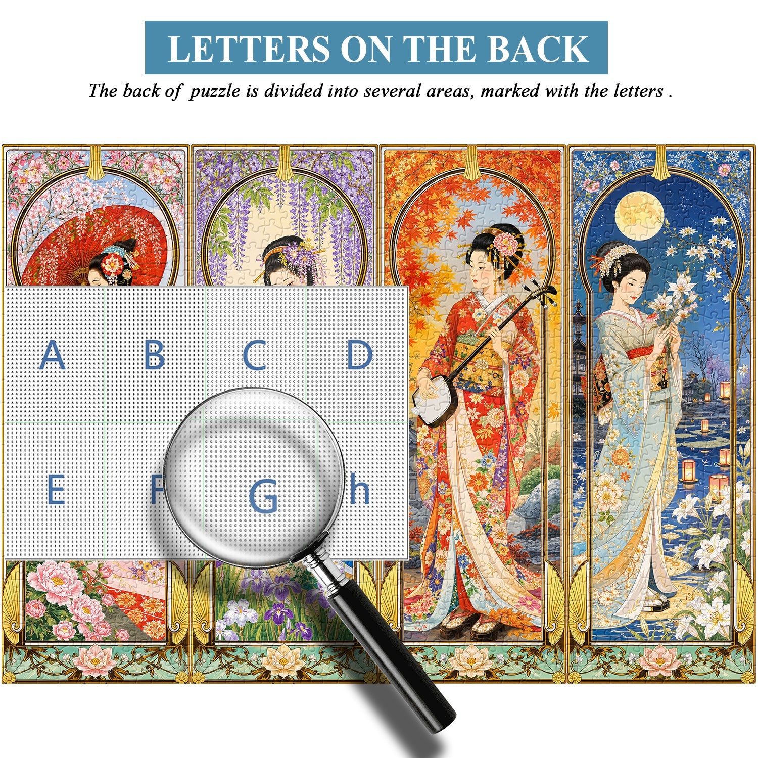 Four‑Season Maidens Jigsaw Puzzle 1000 Piece