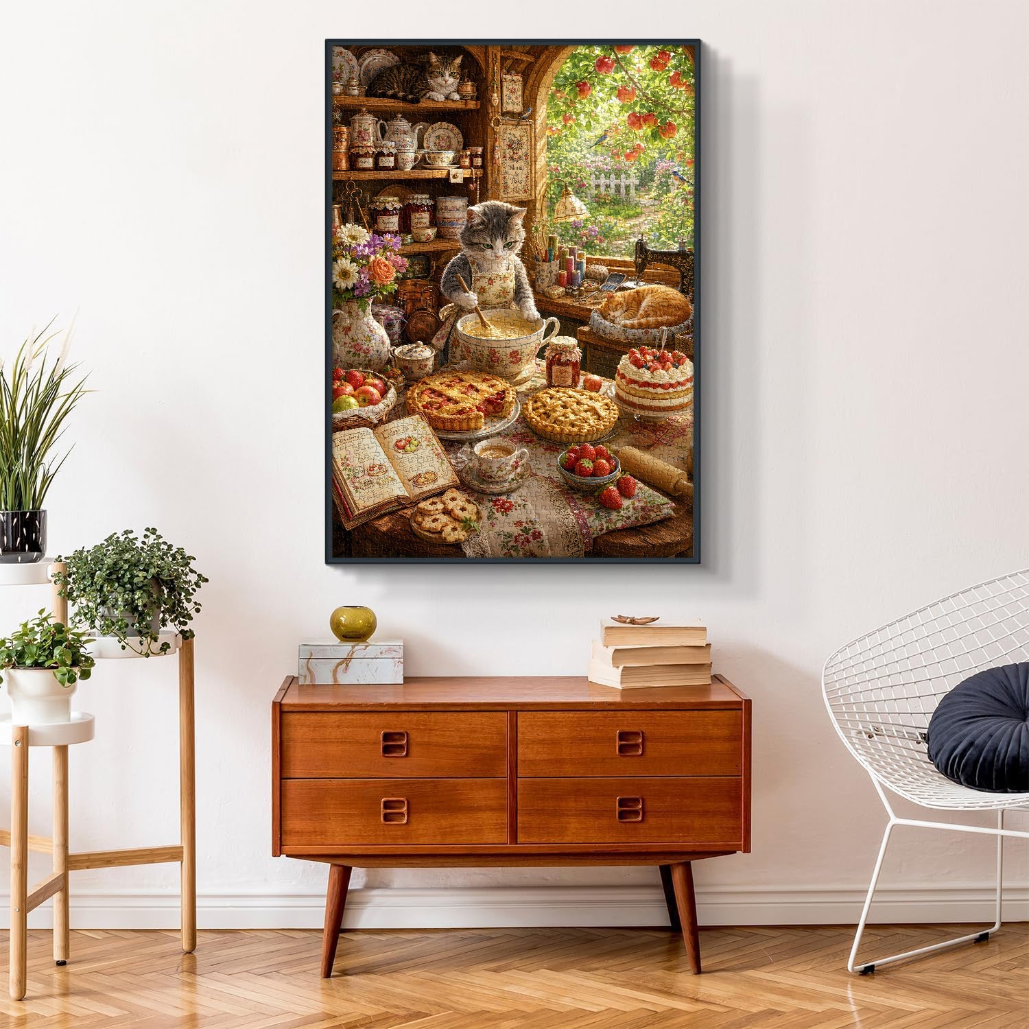Cat's Baking Time Jigsaw Puzzle 1000 Pieces