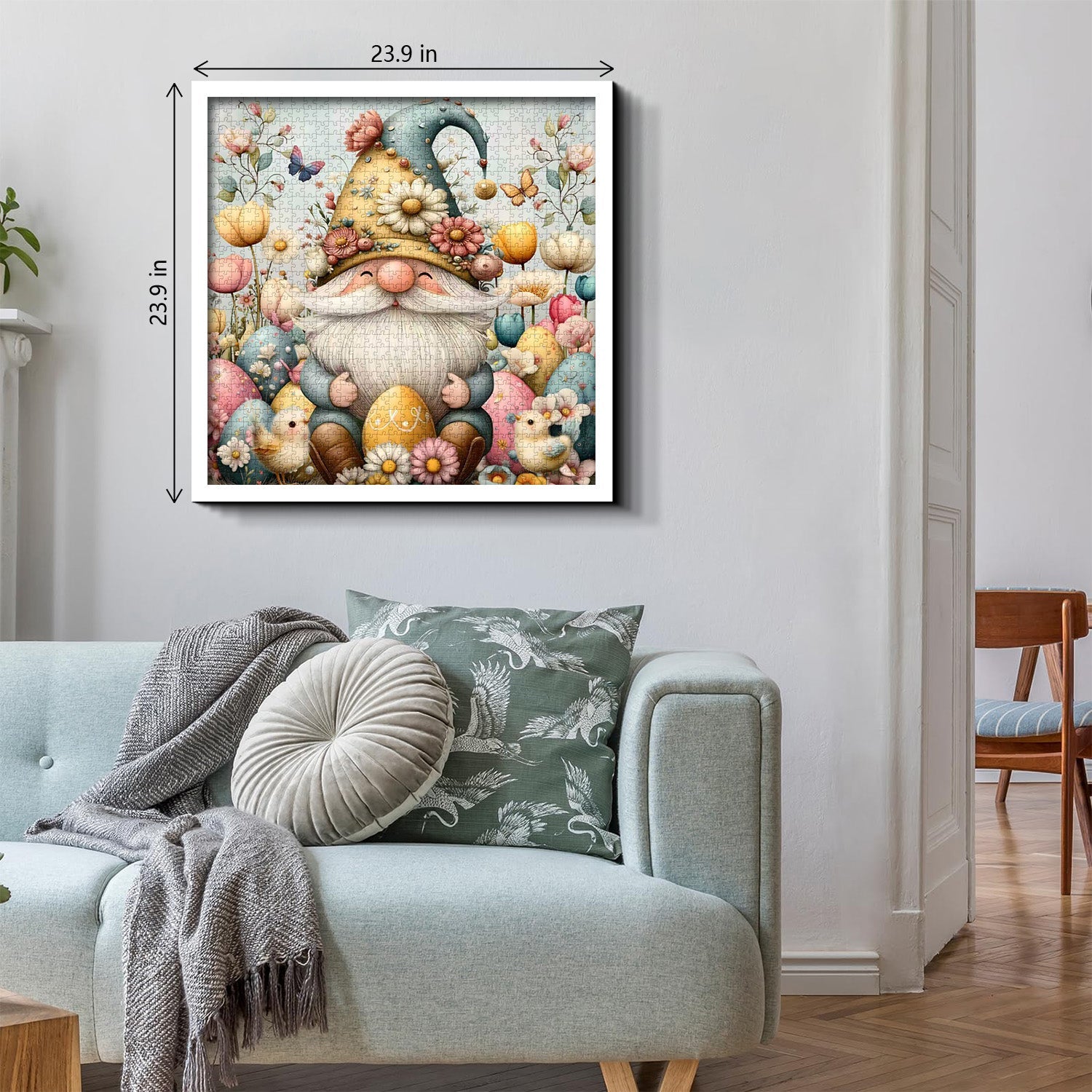 Easter Egg Gnome Jigsaw Puzzle 1000 Pieces