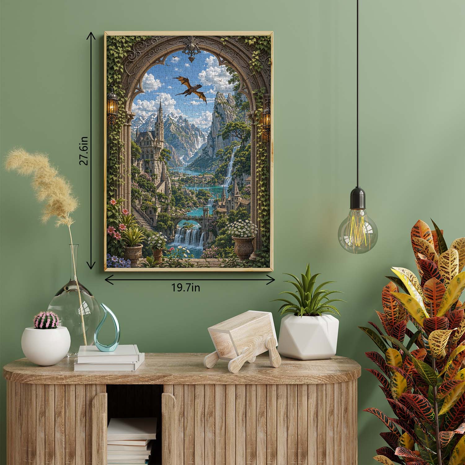 Dragon's Vale Jigsaw Puzzle 1000 Pieces
