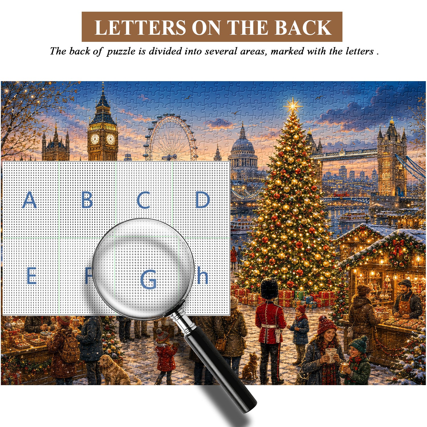Christmas in London Jigsaw Puzzle 1000 Pieces