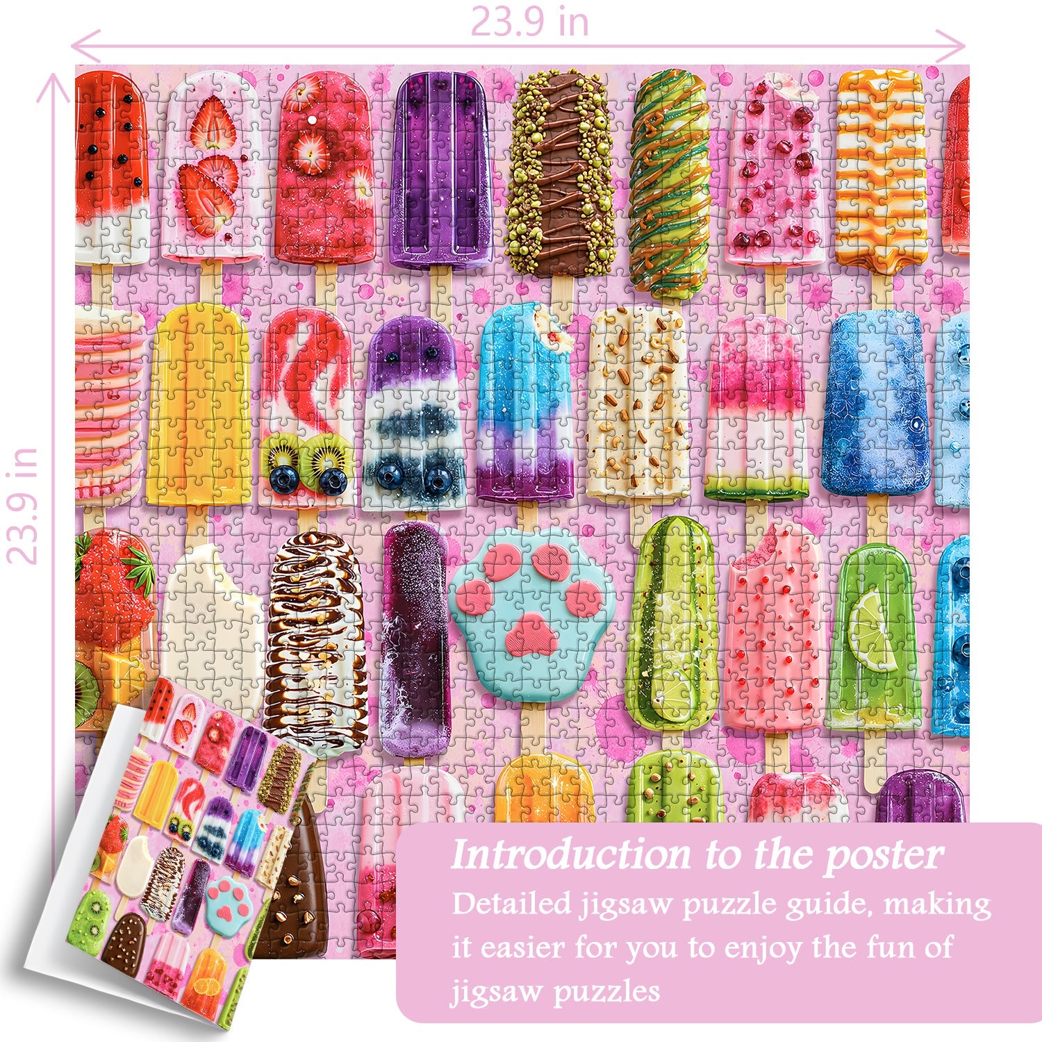 Popsicle Garden Jigsaw Puzzle 1000 Pieces