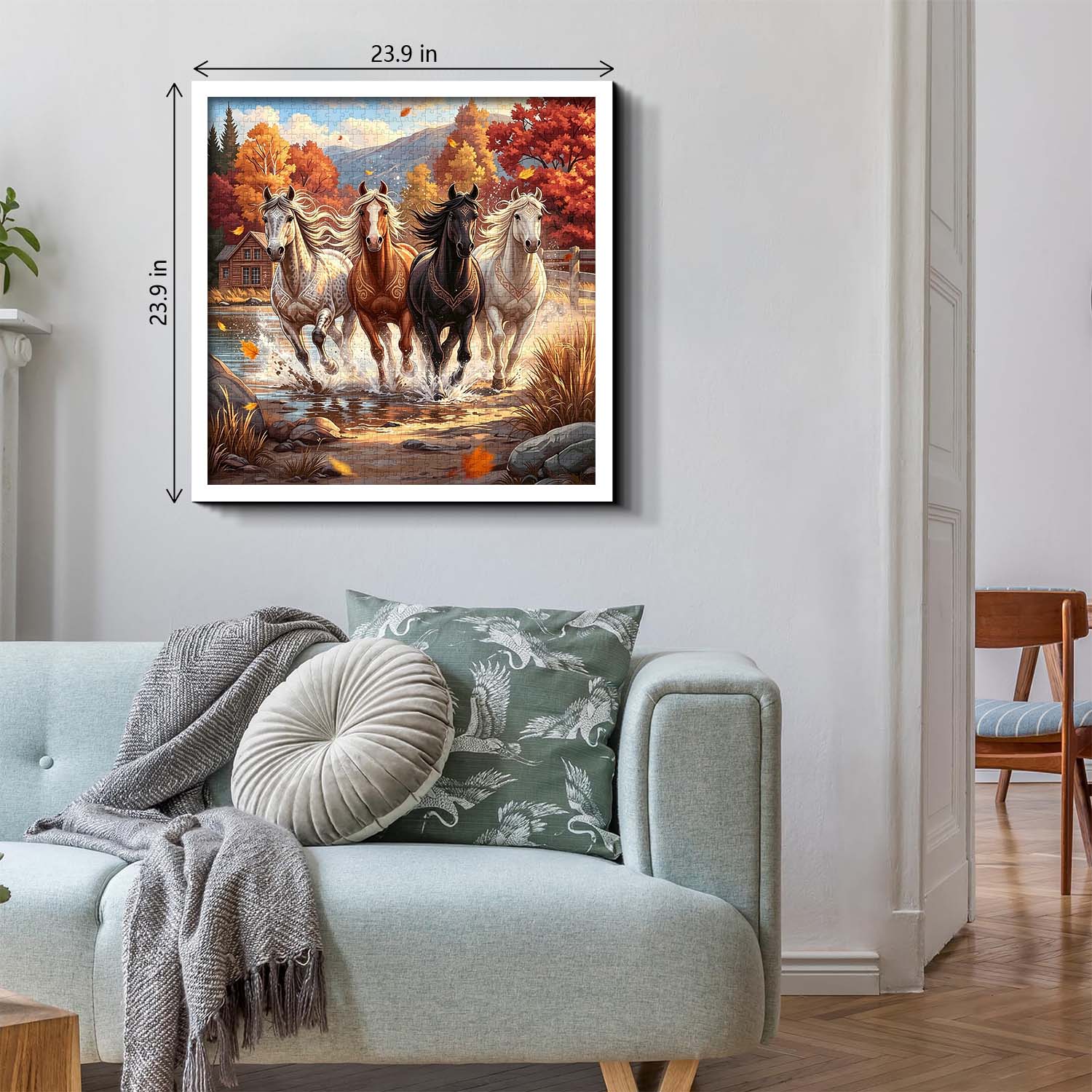 Autumn Horse Gallop Jigsaw Puzzle 1000 Pieces