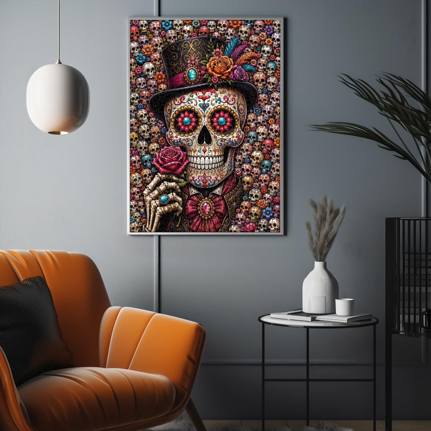 Sugar‑Skull Gentleman Jigsaw Puzzle 1000 Piece