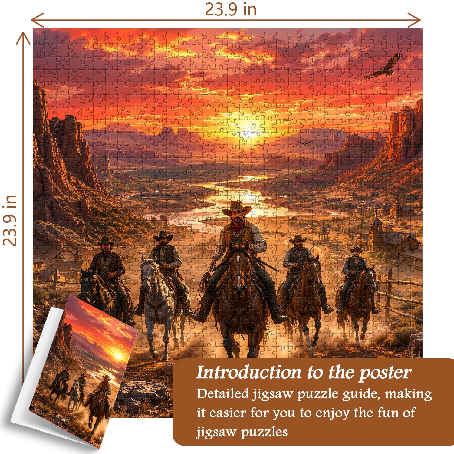 Canyon Riders Jigsaw Puzzle 1000 Piece