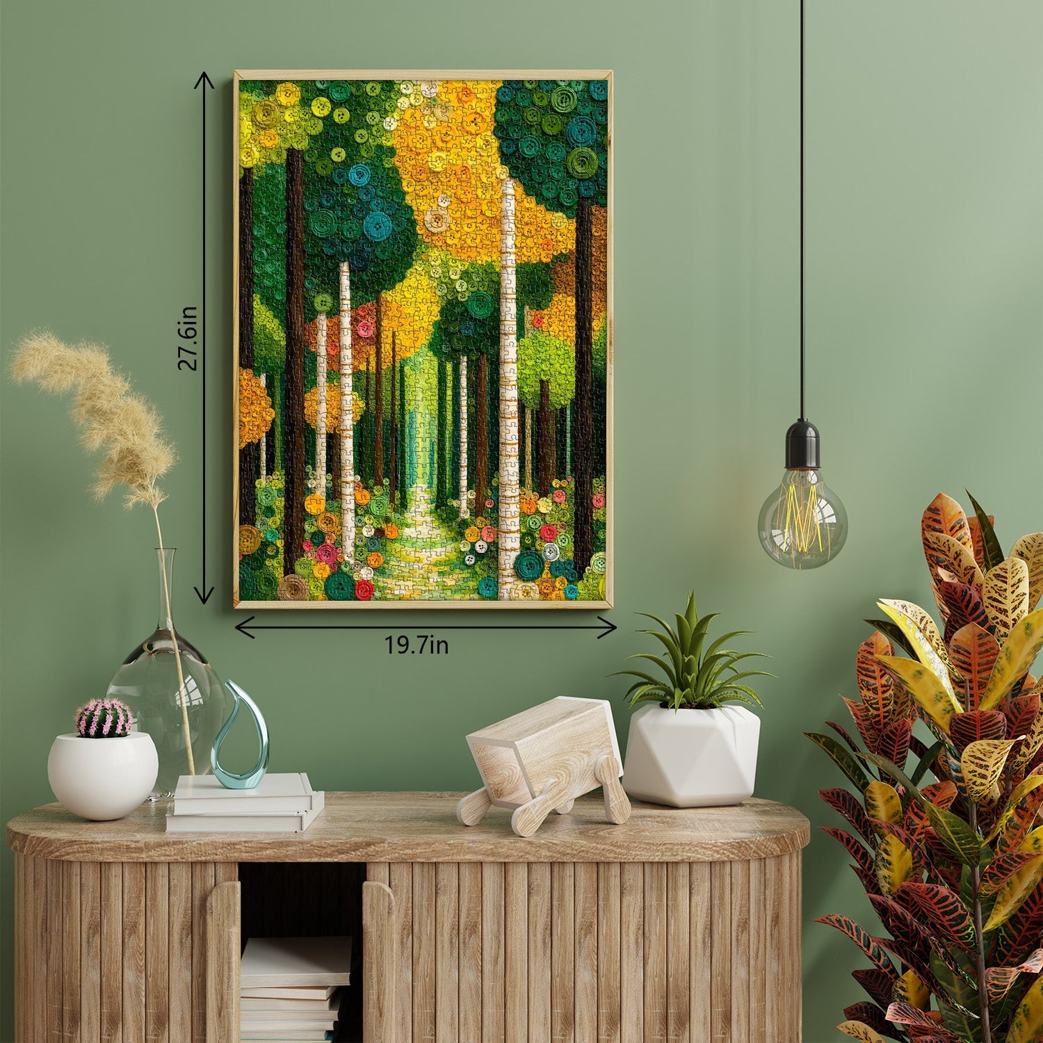 Sunlit Path Jigsaw Puzzle 1000 Pieces