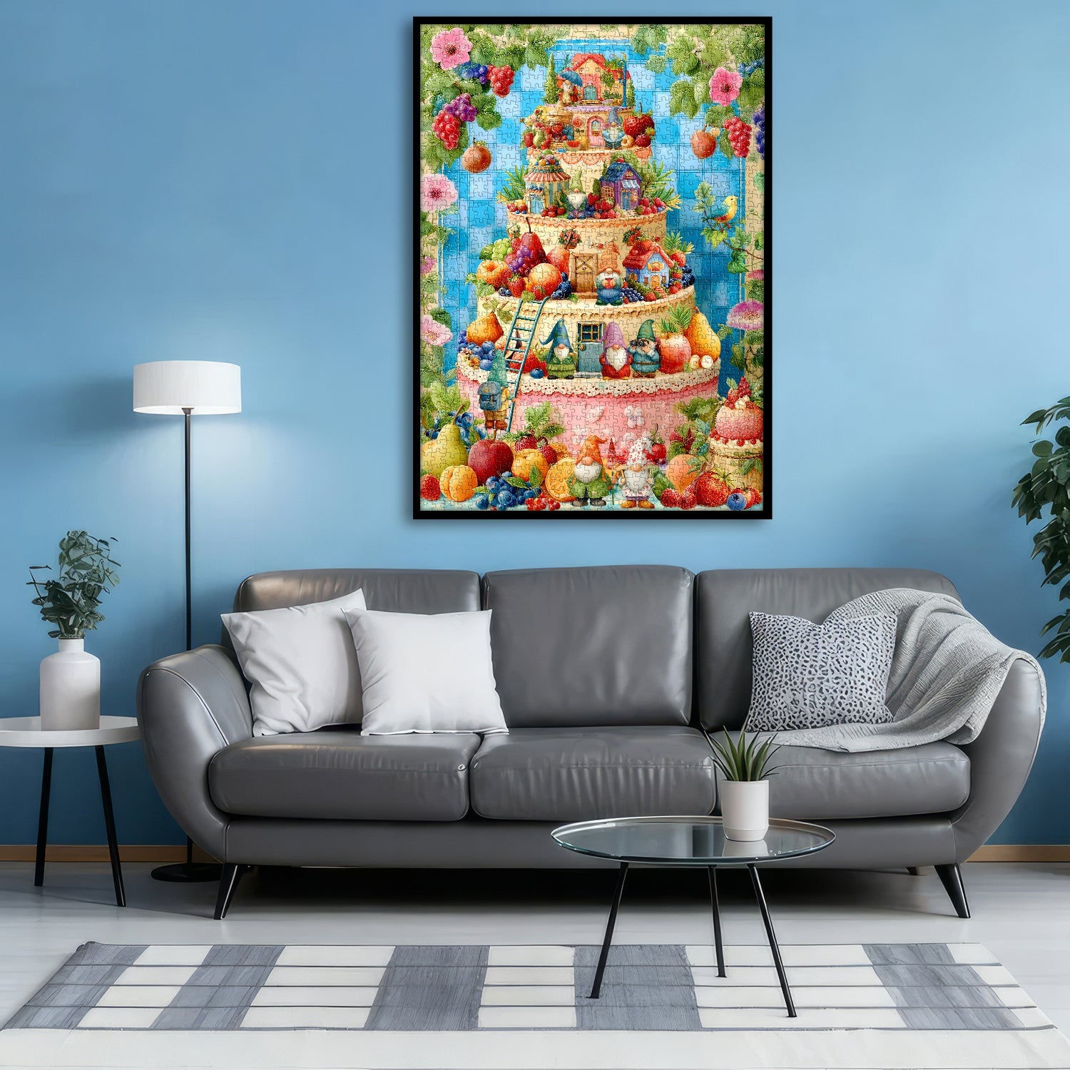 Gnomes Cake Jigsaw Puzzle 1000 Pieces