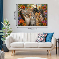 Kitty Group Shot Jigsaw Puzzle 1000 Piece