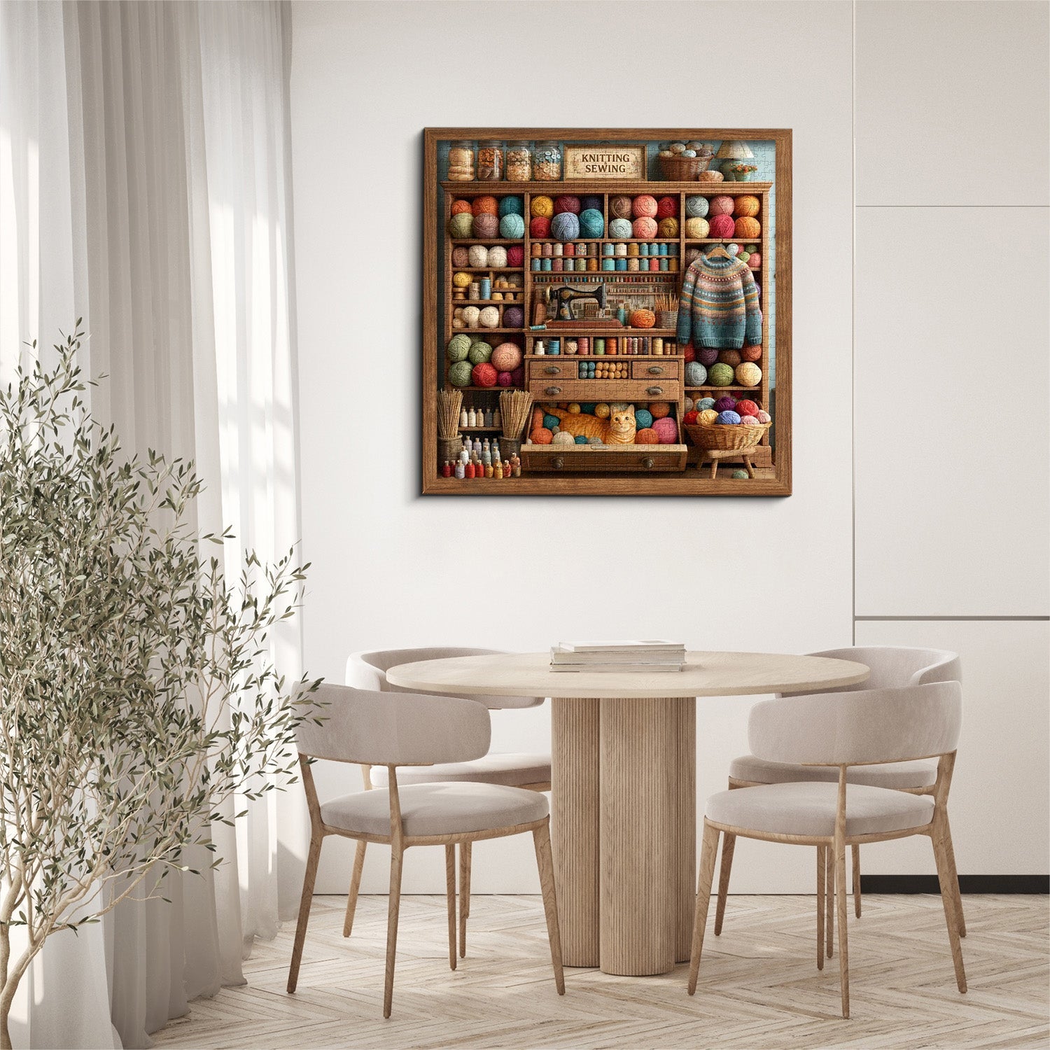 The Knitting Nook Jigsaw Puzzle 1000 Pieces