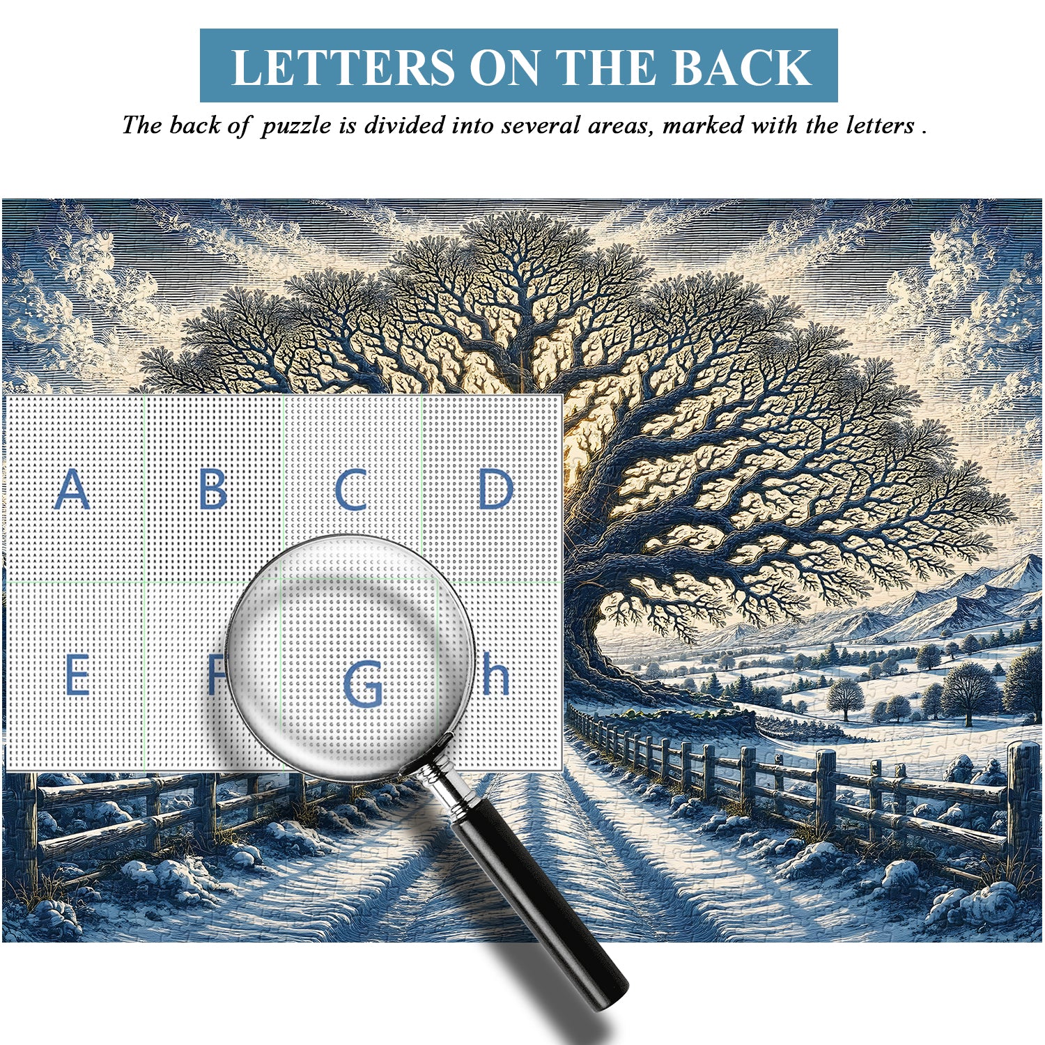 Winter Tree of Light Jigsaw Puzzle 1000 Piece