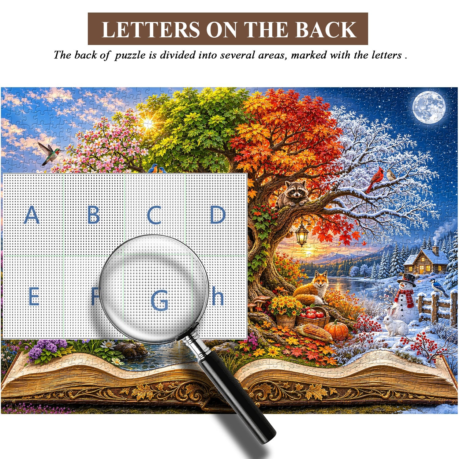 Book of the Season Tree Jigsaw Puzzle 1000 Piece