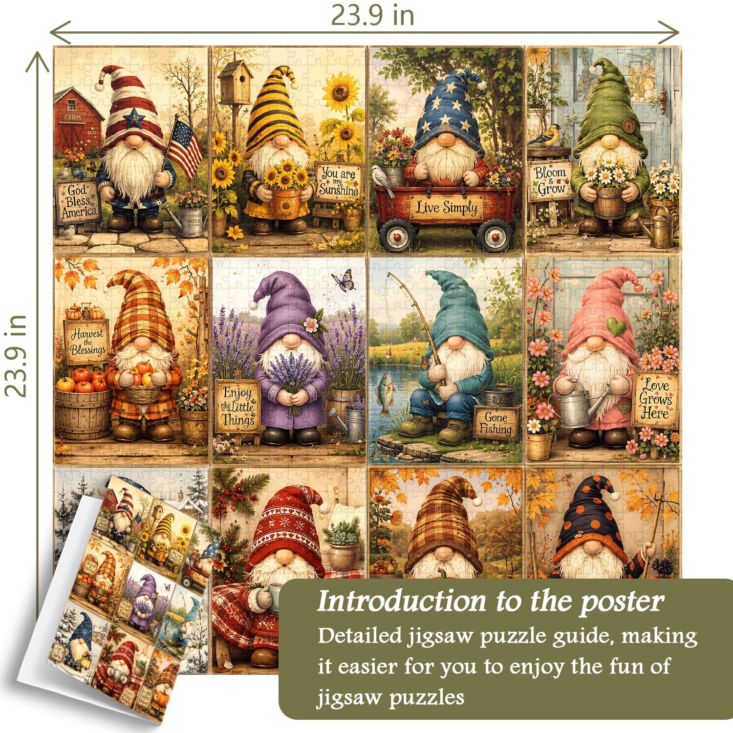 Gnome Tales Jigsaw Puzzle 1000 Piece