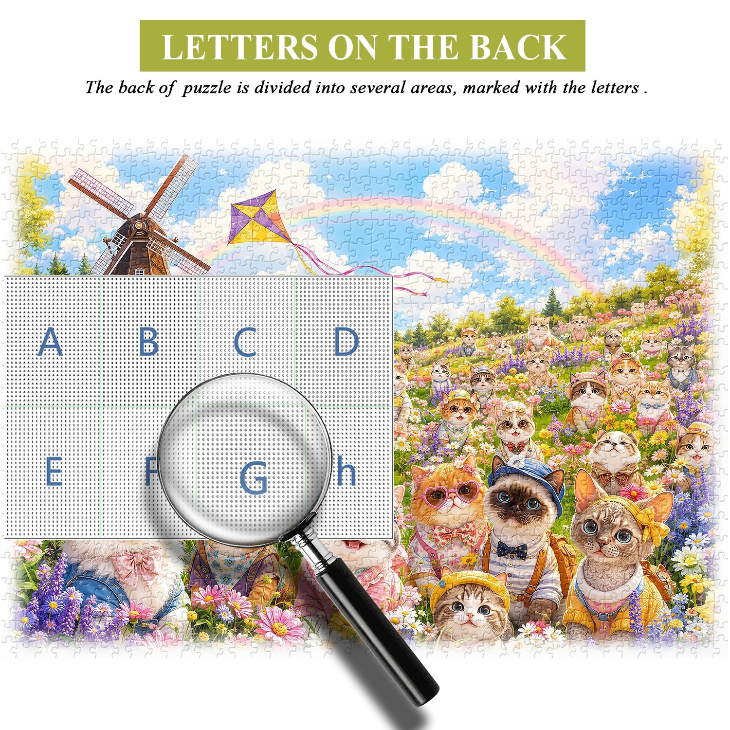 Meadow Mew Jigsaw Puzzle 1000 Piece
