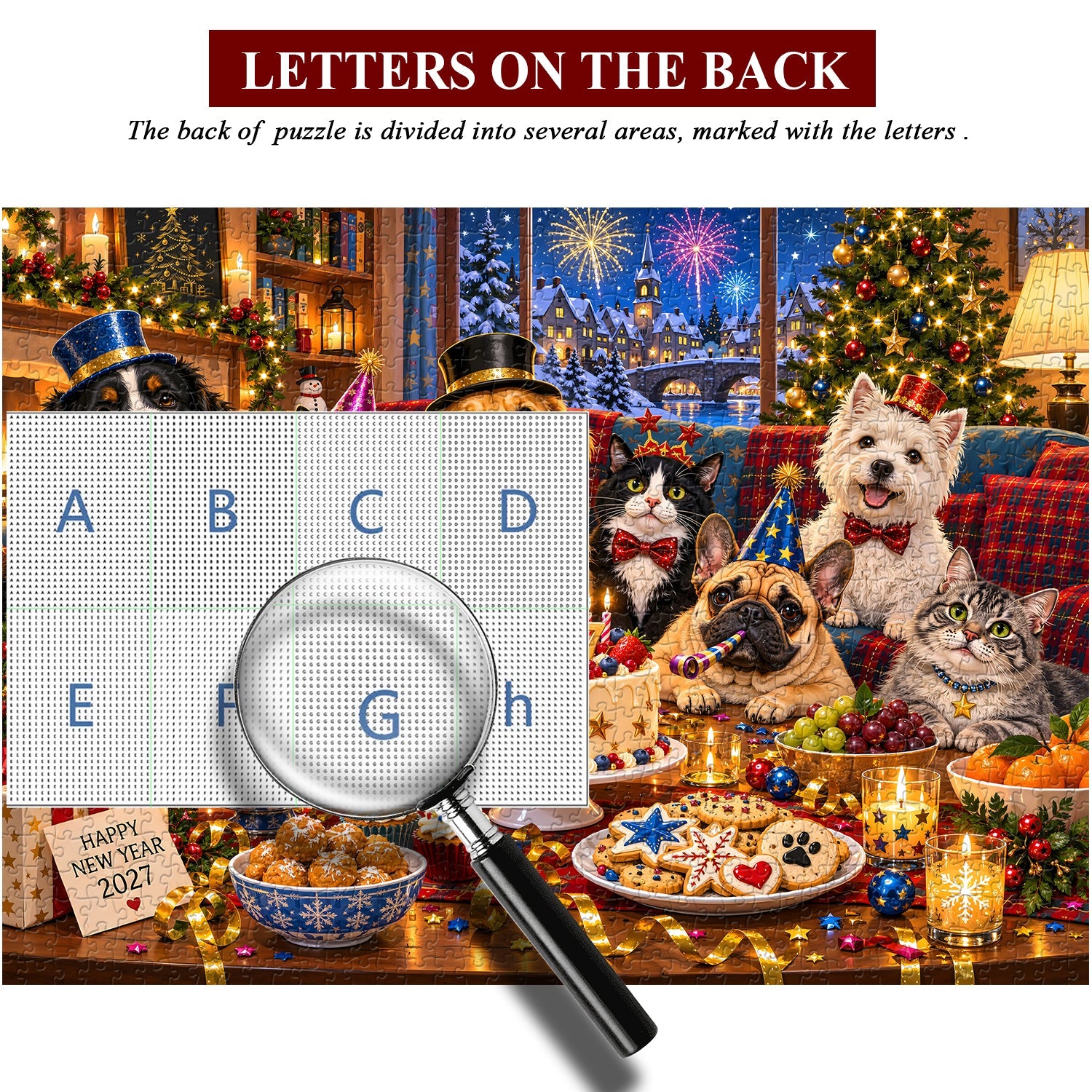 Christmas Pet Party Jigsaw Puzzle 1000 Pieces