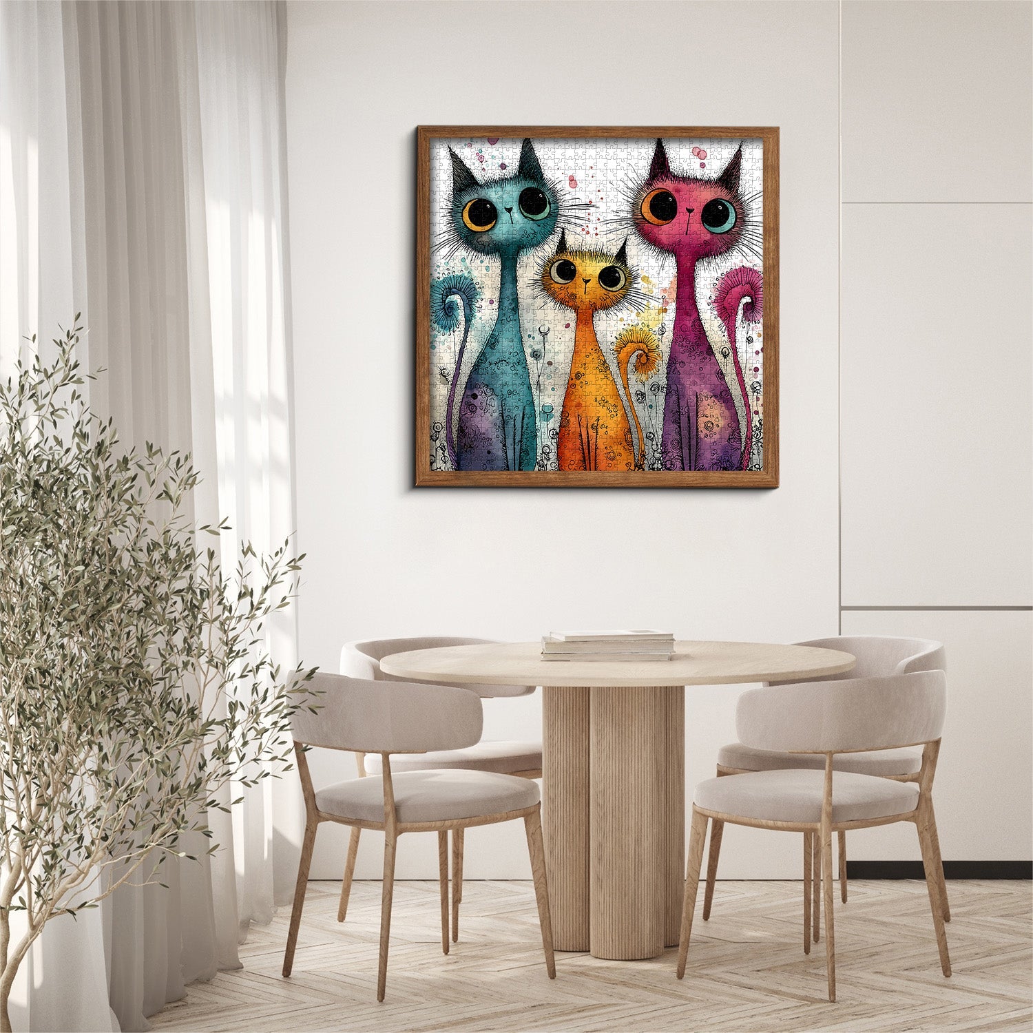 Agile Cat Group Jigsaw Puzzle 1000 Pieces