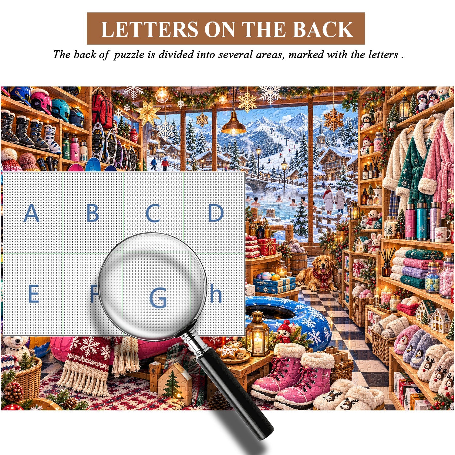 Winter Ski Shop Jigsaw Puzzle 1000 Piece